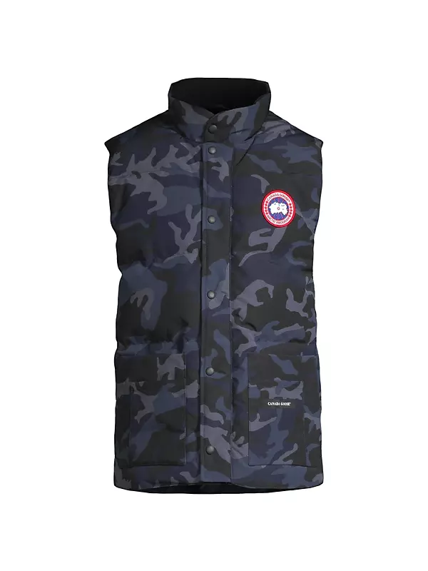 Freestyle Slim-Fit Camouflage Down Puffer Vest
