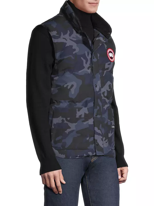 Freestyle Slim-Fit Camouflage Down Puffer Vest