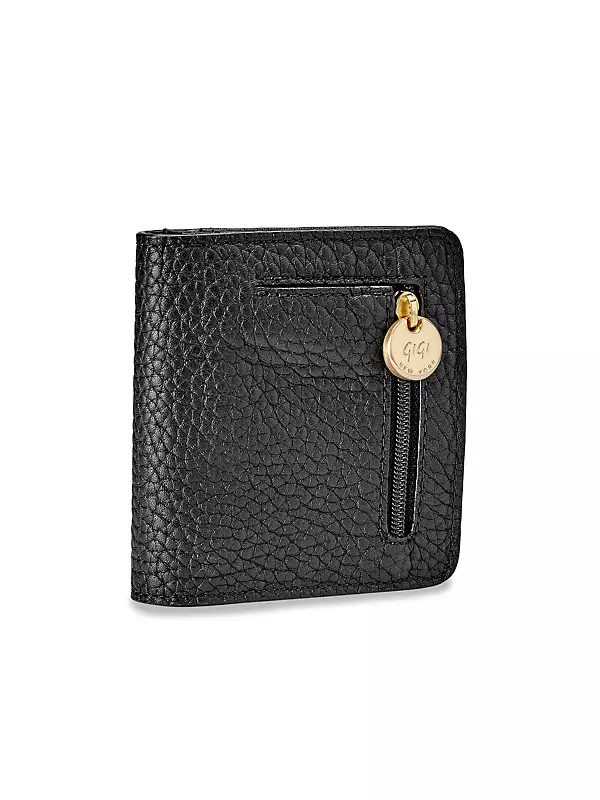 Mini Leather Bi-Fold Wallet