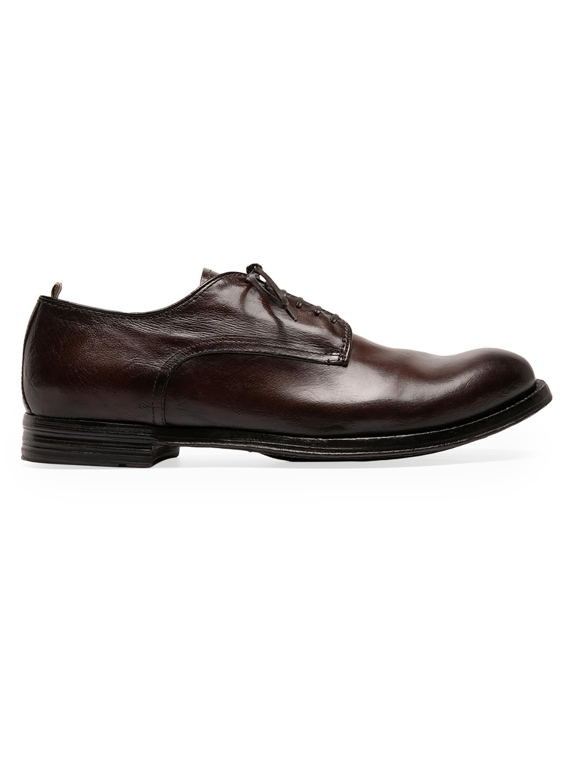 Officine Creative Men's Anatomia Leather Lace-Up Dress Shoes - Moro