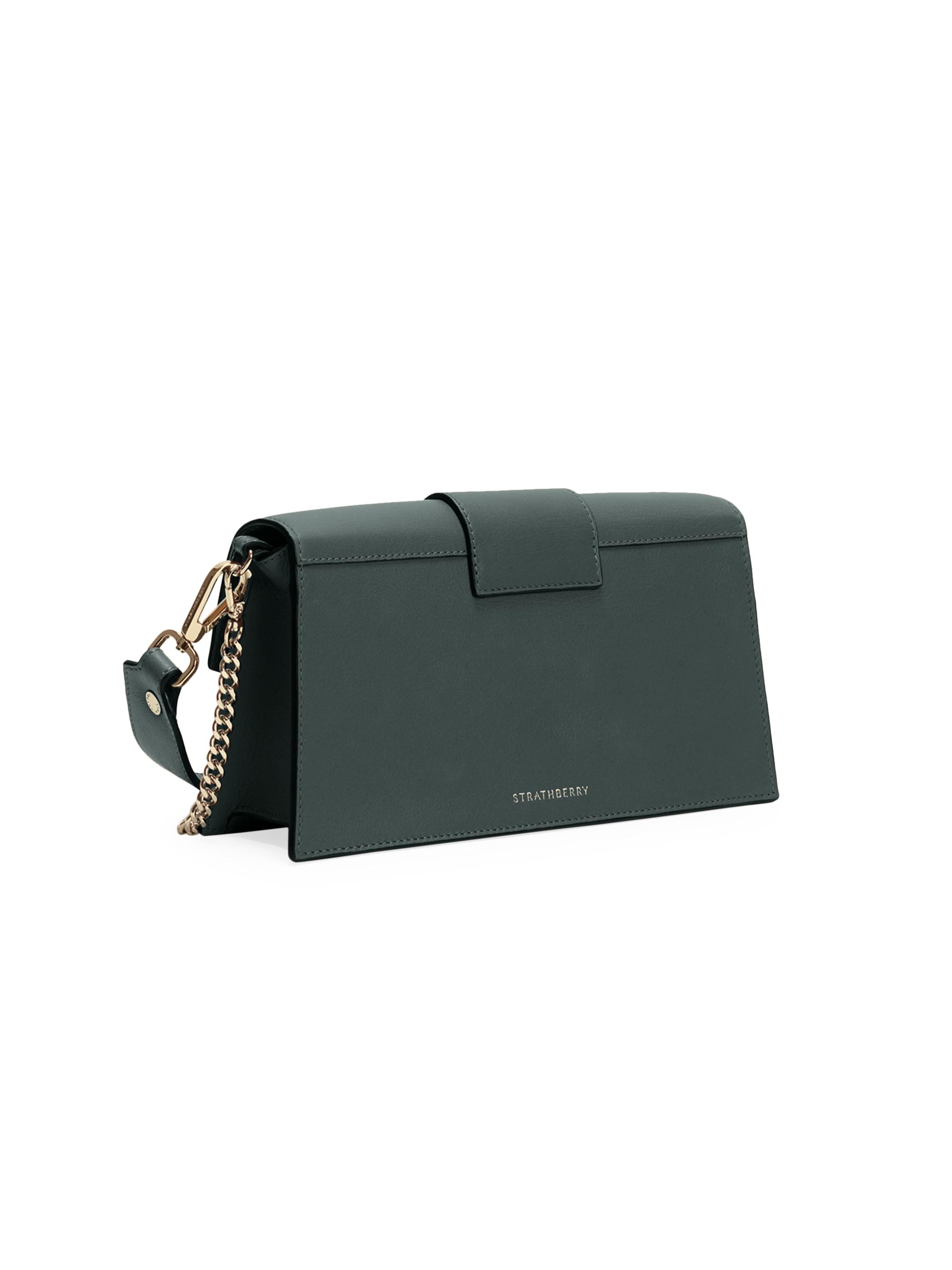 ストラスベリー　STRATHBERRY MINI CRESCENT 即日発送 Strathberry Mini Crescent Leather Shoulder Bag | Saks Fifth Avenue