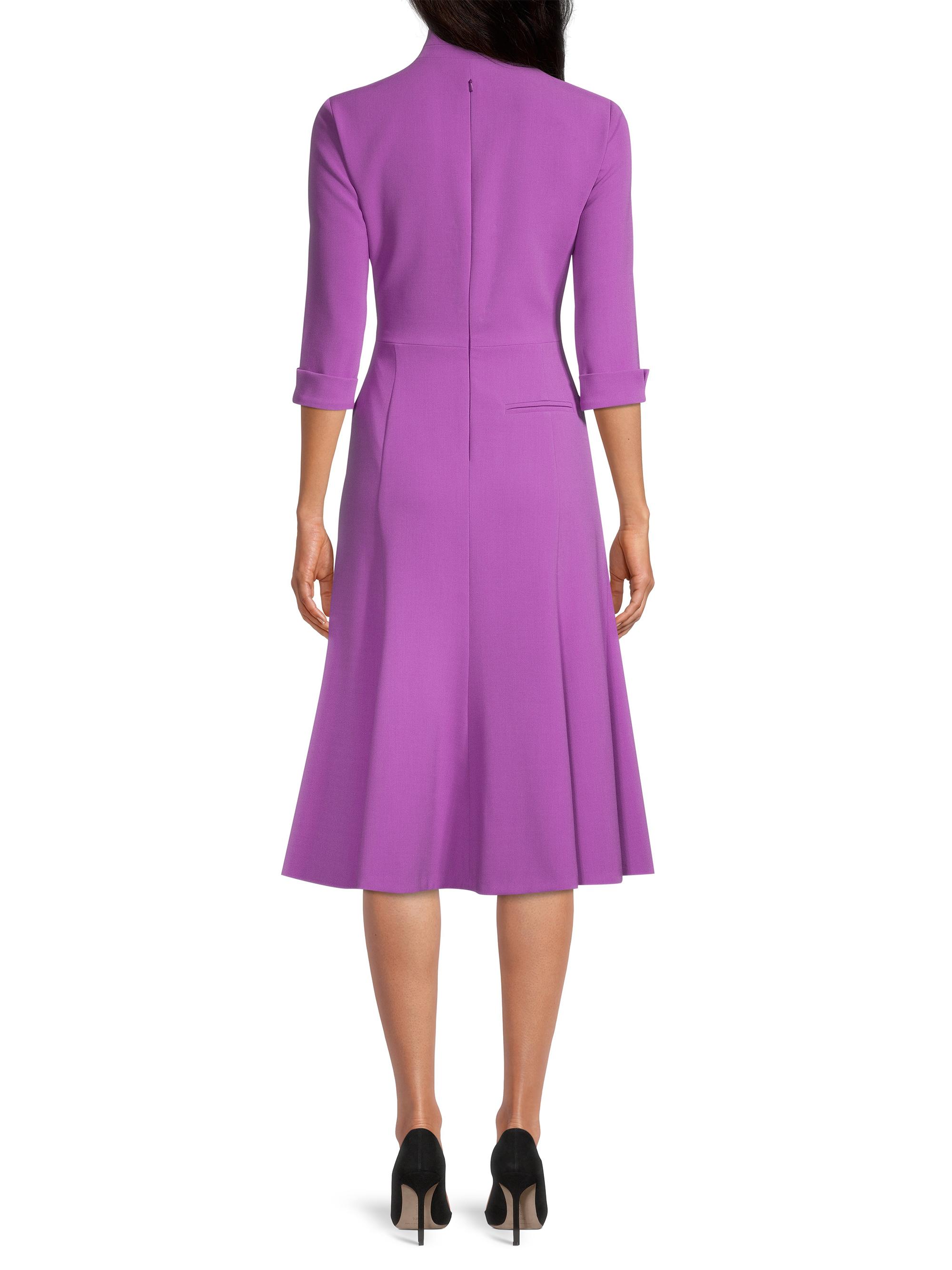 Black Halo Women's Kensington Fit & Flare Dress - Maliblue - Size 2