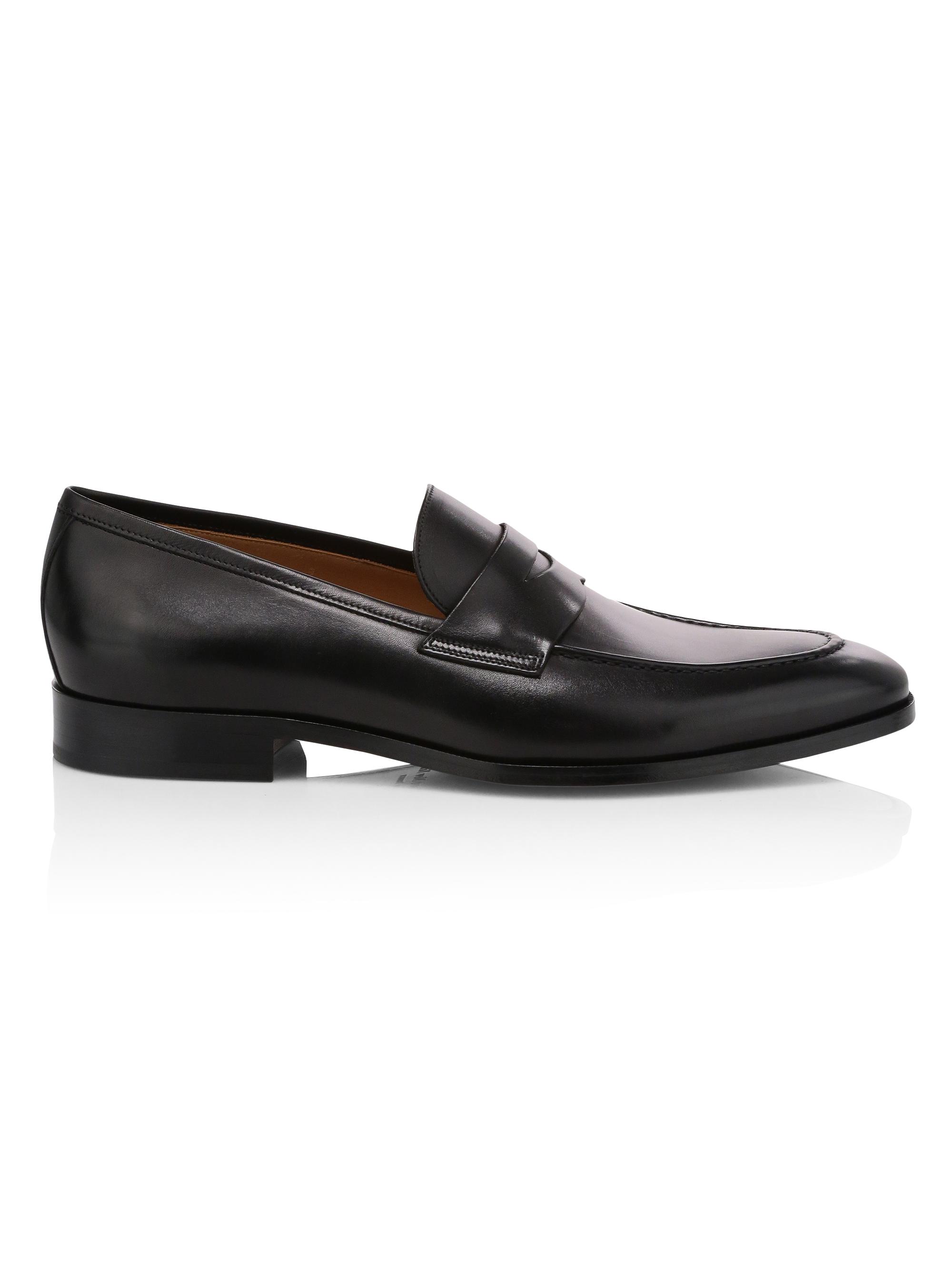 To Boot New York Men's Tesoro Leather Penny Loafers - Cloud Nero