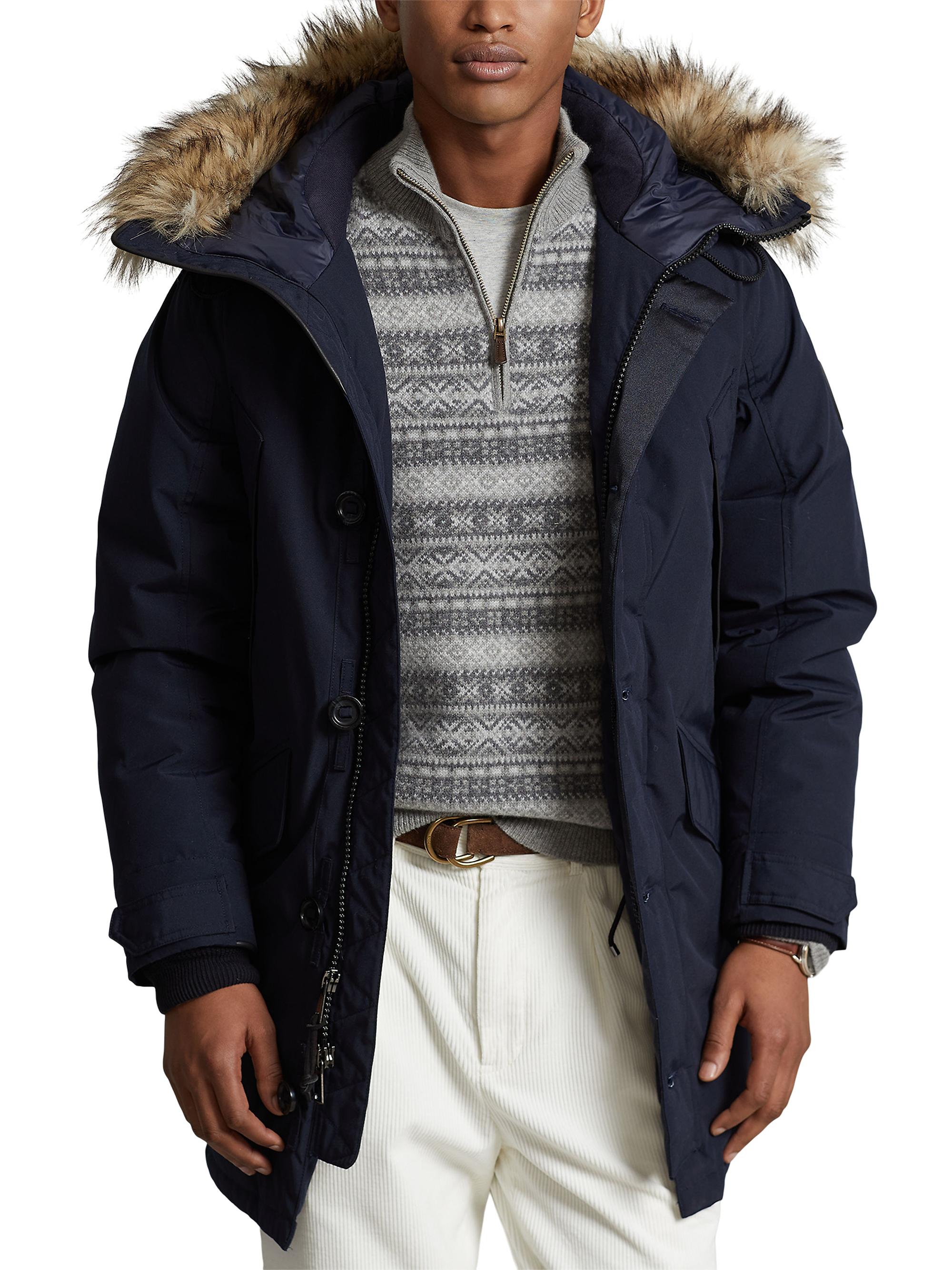 Polo Ralph Lauren Faux Fur-Trim Down Parka | Saks Fifth Avenue