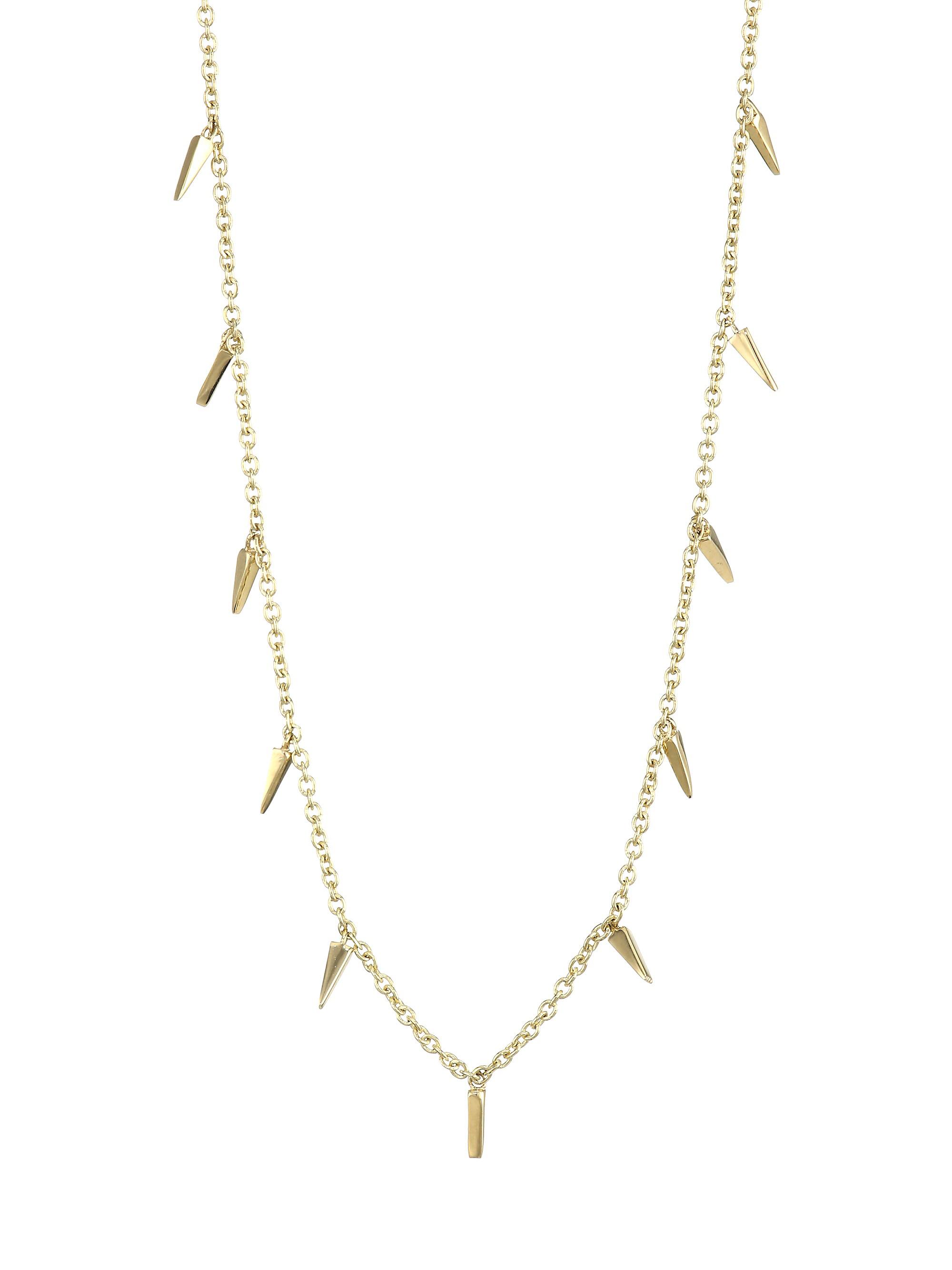 Sydney Evan Women's 14K Gold  Fringe Necklace
