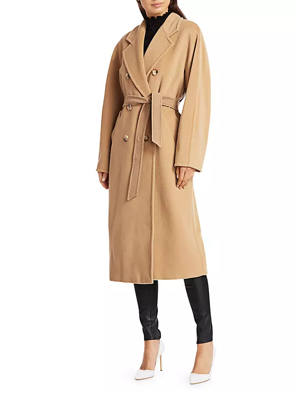 MAX MARA Madame 101801 Icon double-breasted wool and cashmere-blend coat
