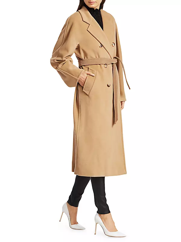 101801 Icon Madame Wool & Cashmere Double-Breasted Coat