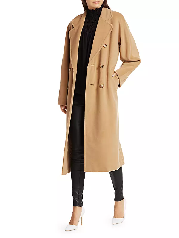 101801 Icon Madame Wool & Cashmere Double-Breasted Coat