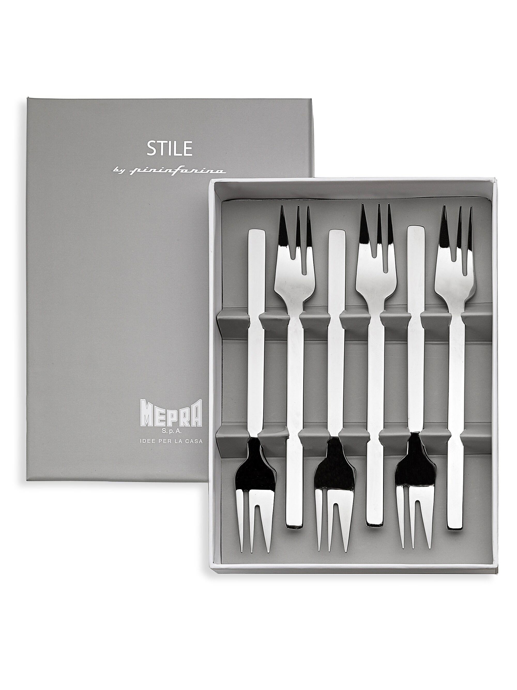 Mepra Set Of 6 Cake Forks