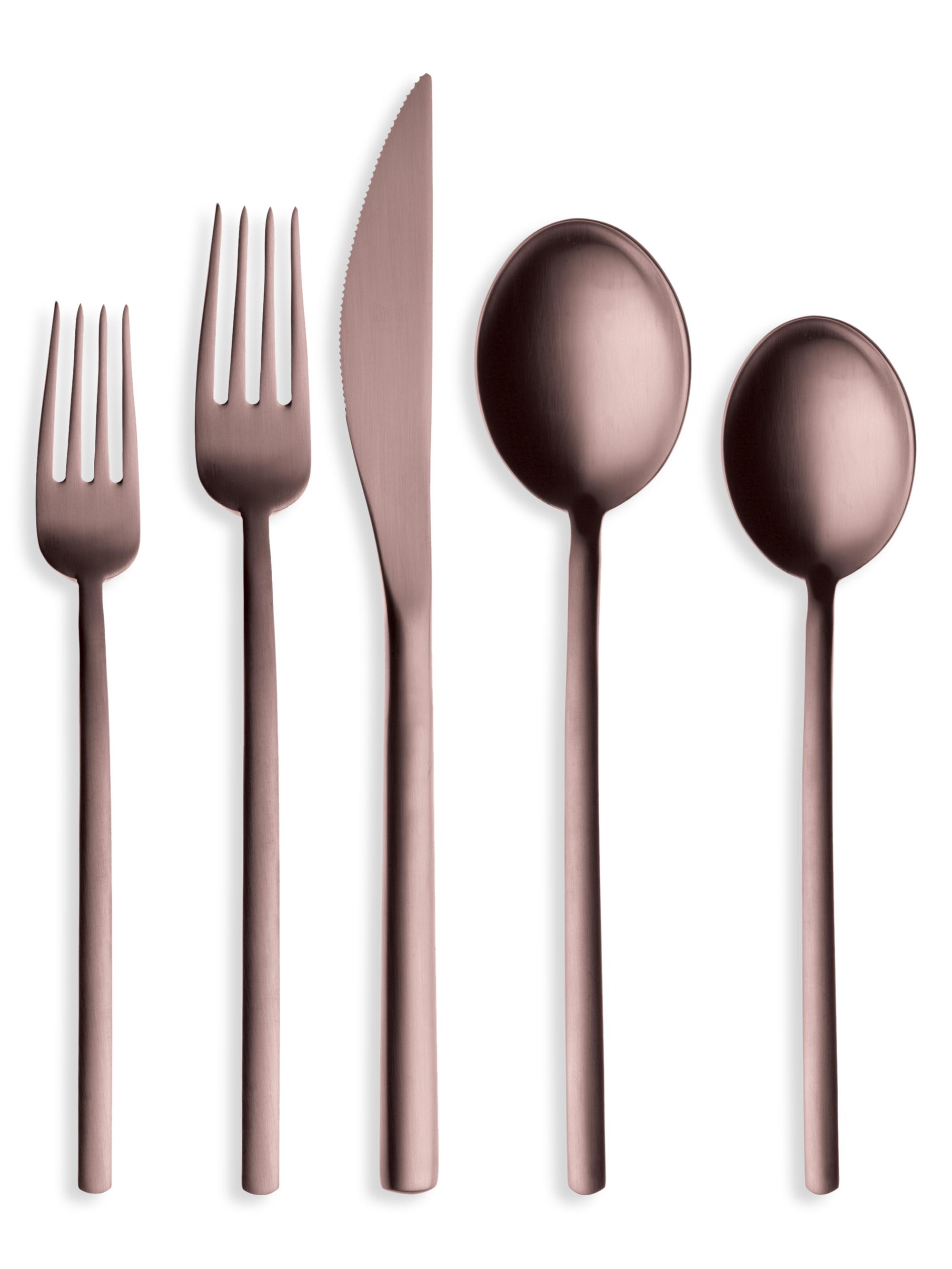 Mepra Due Ice Bronze 5-Piece Stainless Steel Cutlery Set - Ice Bronze