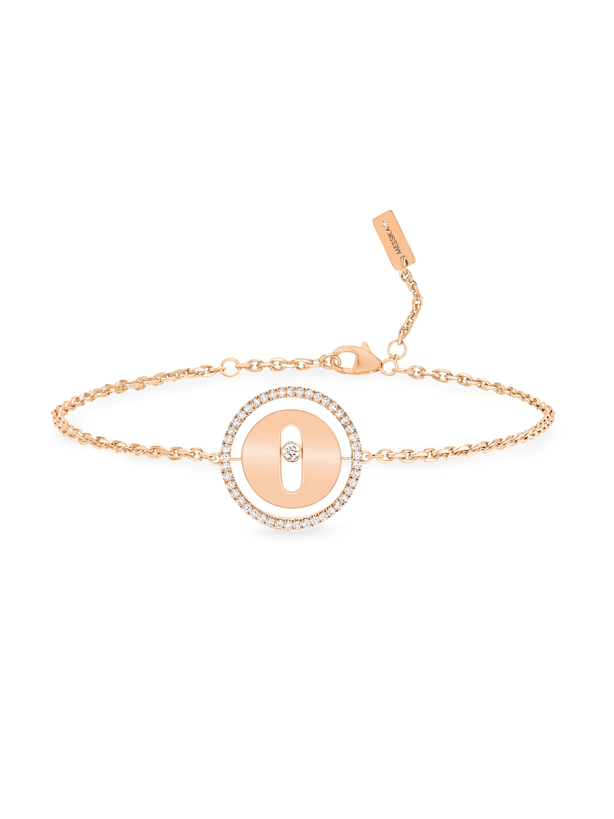 Messika Women's Lucky Move PM 18K Rose Gold & Diamond Bracelet - Pink Gold