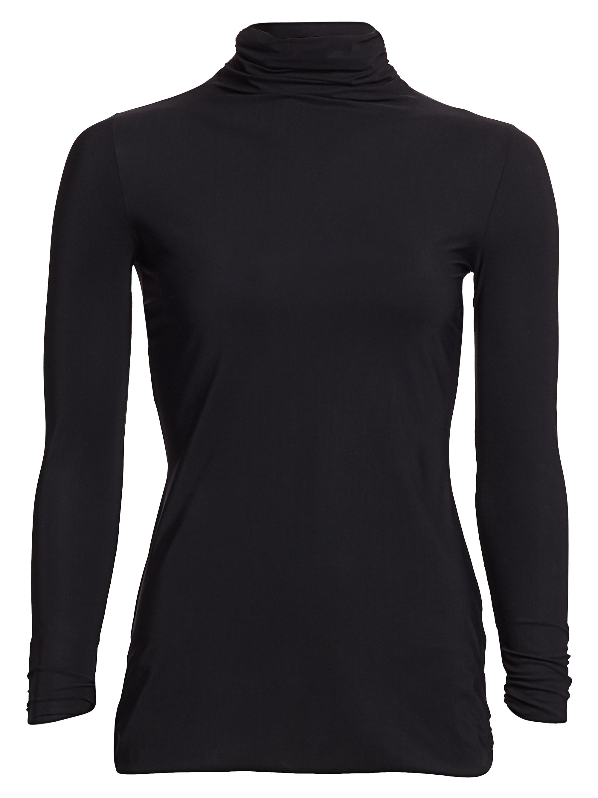 Chiara Boni La Petite Robe Women's Lupis Mockneck Jersey Top - Mahogany
