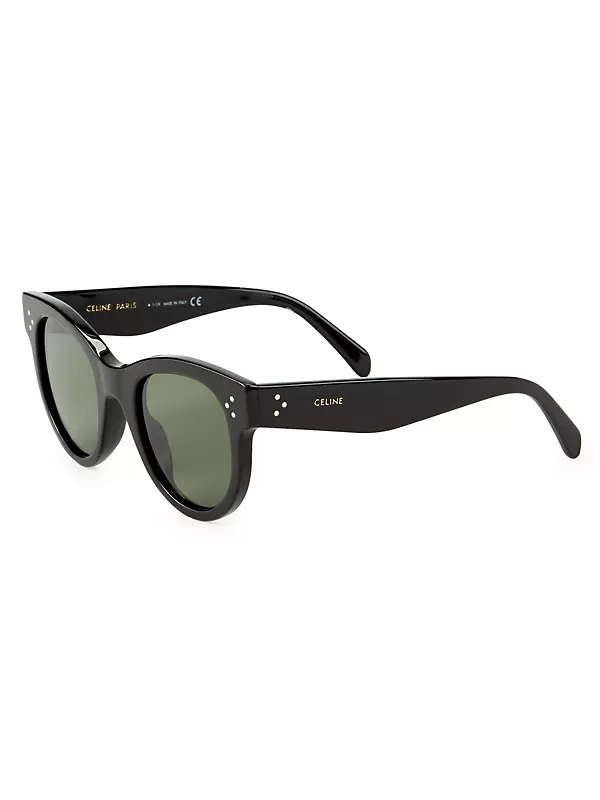 48MM Havana Square Sunglasses