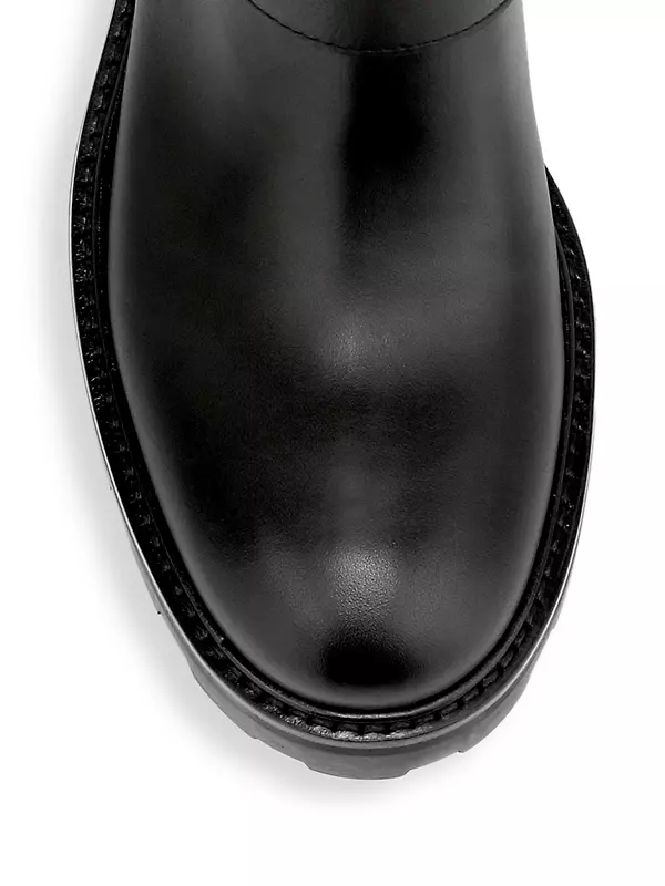 Biker II Leather Mid-Calf Boots