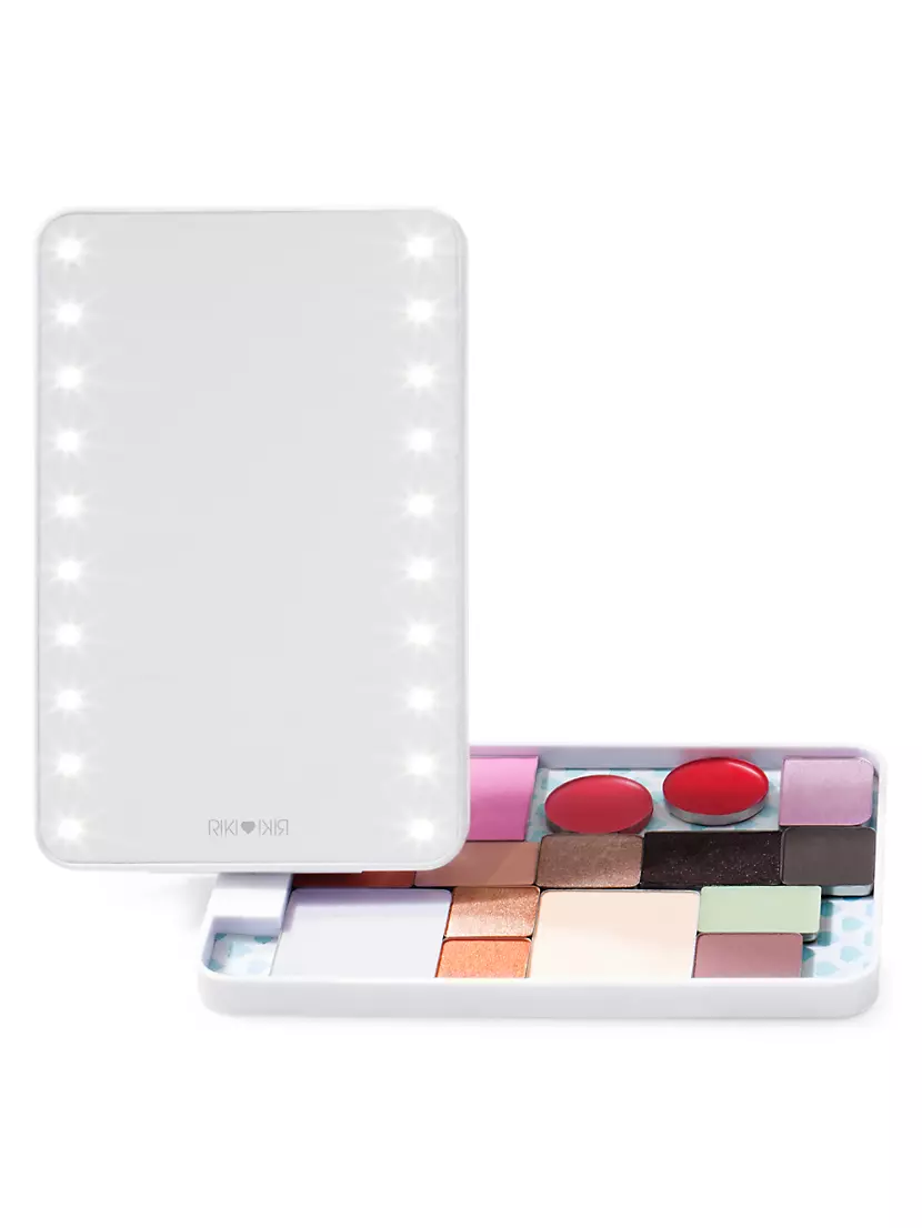 Riki Loves Riki By Glamcor Colorful LED Mirror & Depotting Tool Kit
