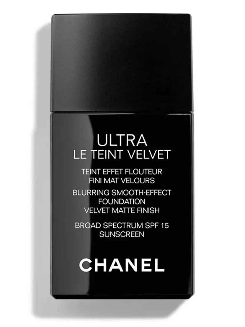 CHANEL ULTRA LE TEINT VELVET Blurring Smooth-Effect Foundation Velvet Matte  Finish Broad Spectrum SPF 15 Sunscreen Reviews 2023