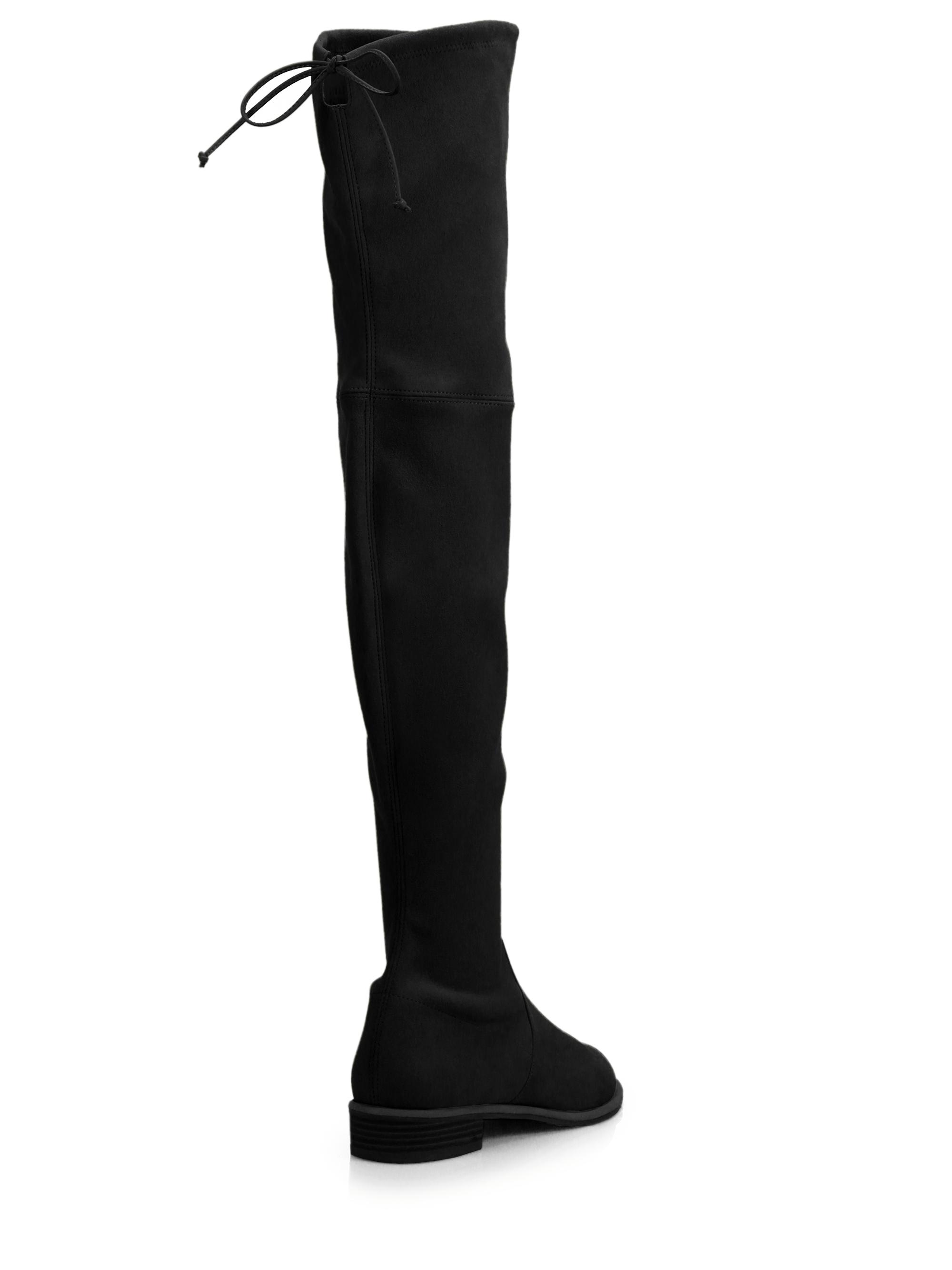 Stuart Weitzman Lowland Suede Thigh-High Boots | Saks Fifth Avenue