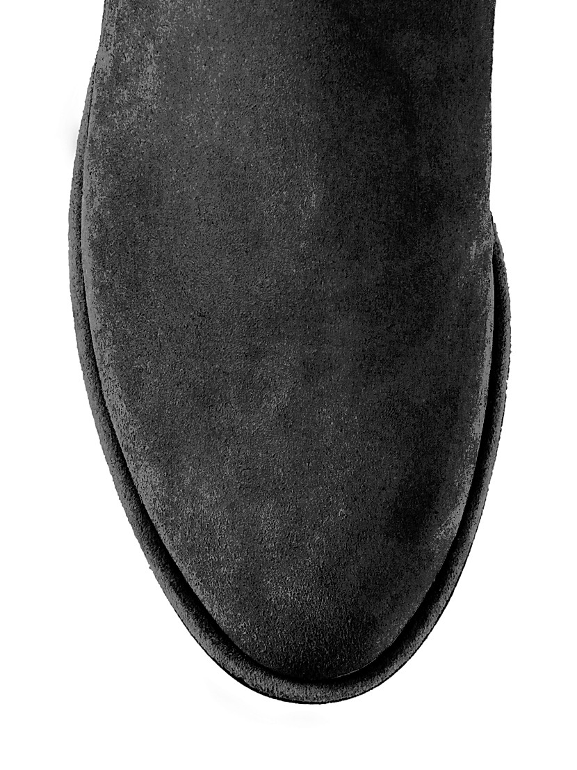 Shop Stuart Weitzman Lowland Over-The-Knee Suede Boots Shop Stuart Weitzman Lowland Over-The-Knee Suede Boots