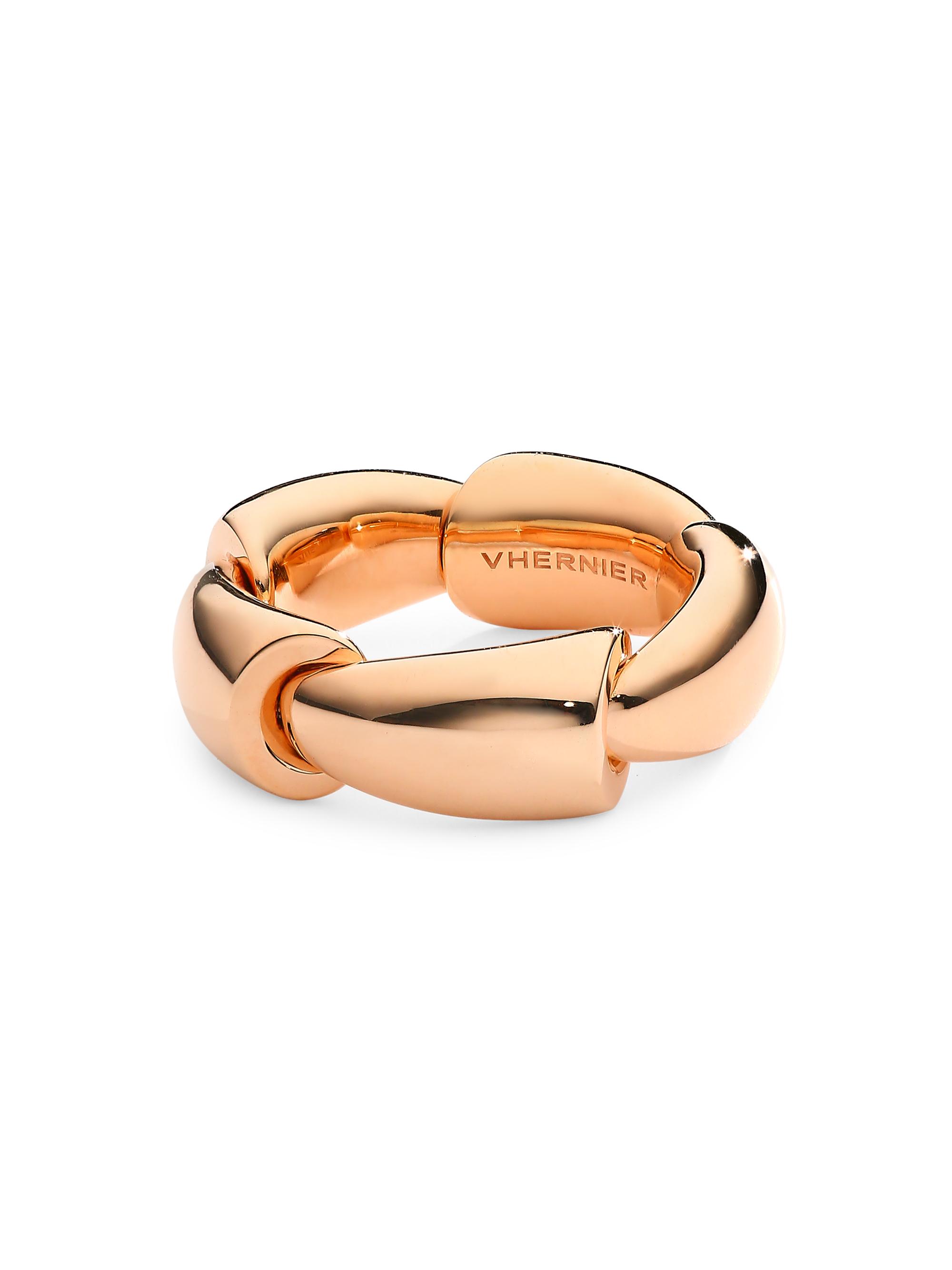 Vhernier Women's Calla 18K Rose Gold Ring - Pink Gold