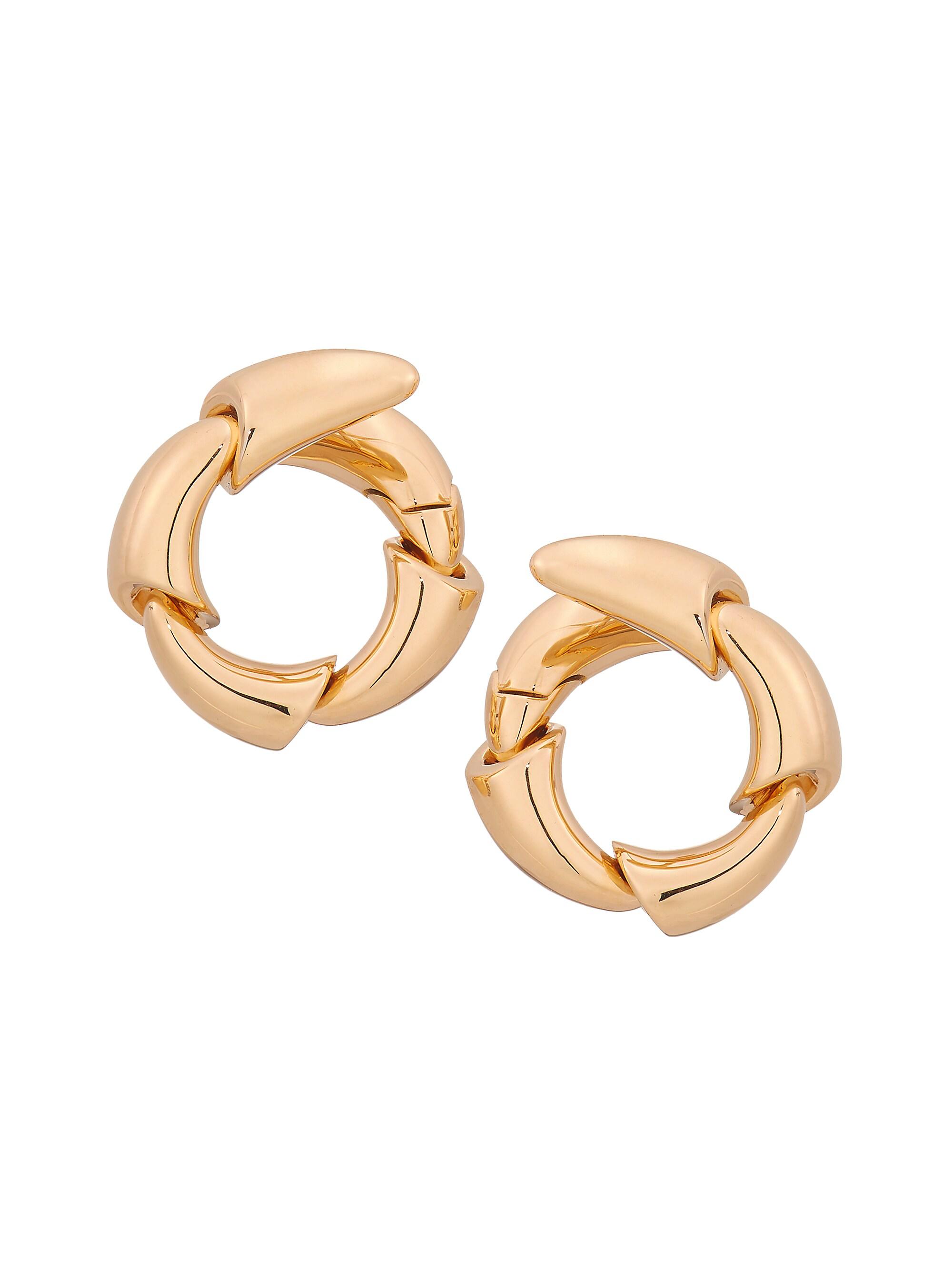 Vhernier Women's Calla 18K Rose Gold Wraparound Hoop Earrings - Rose Gold