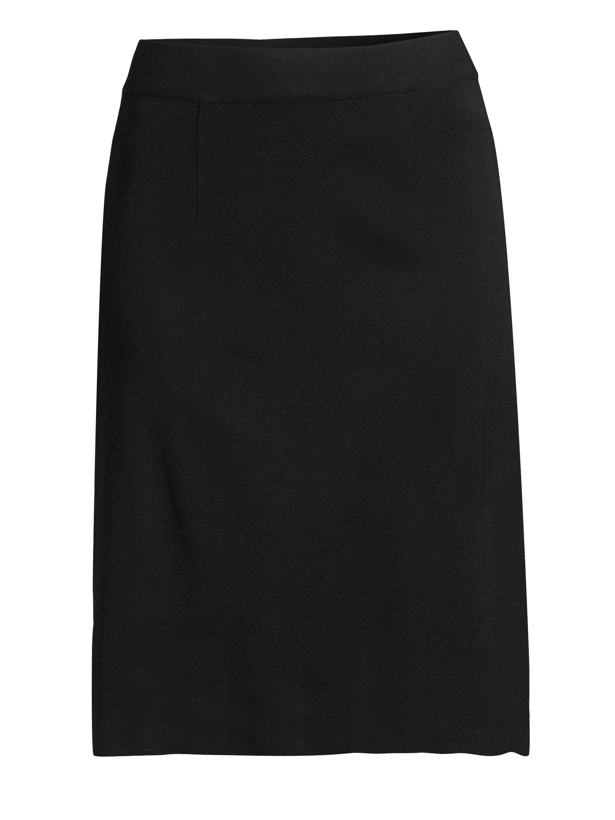 Misook Women's Straight-Fit Skirt - Black