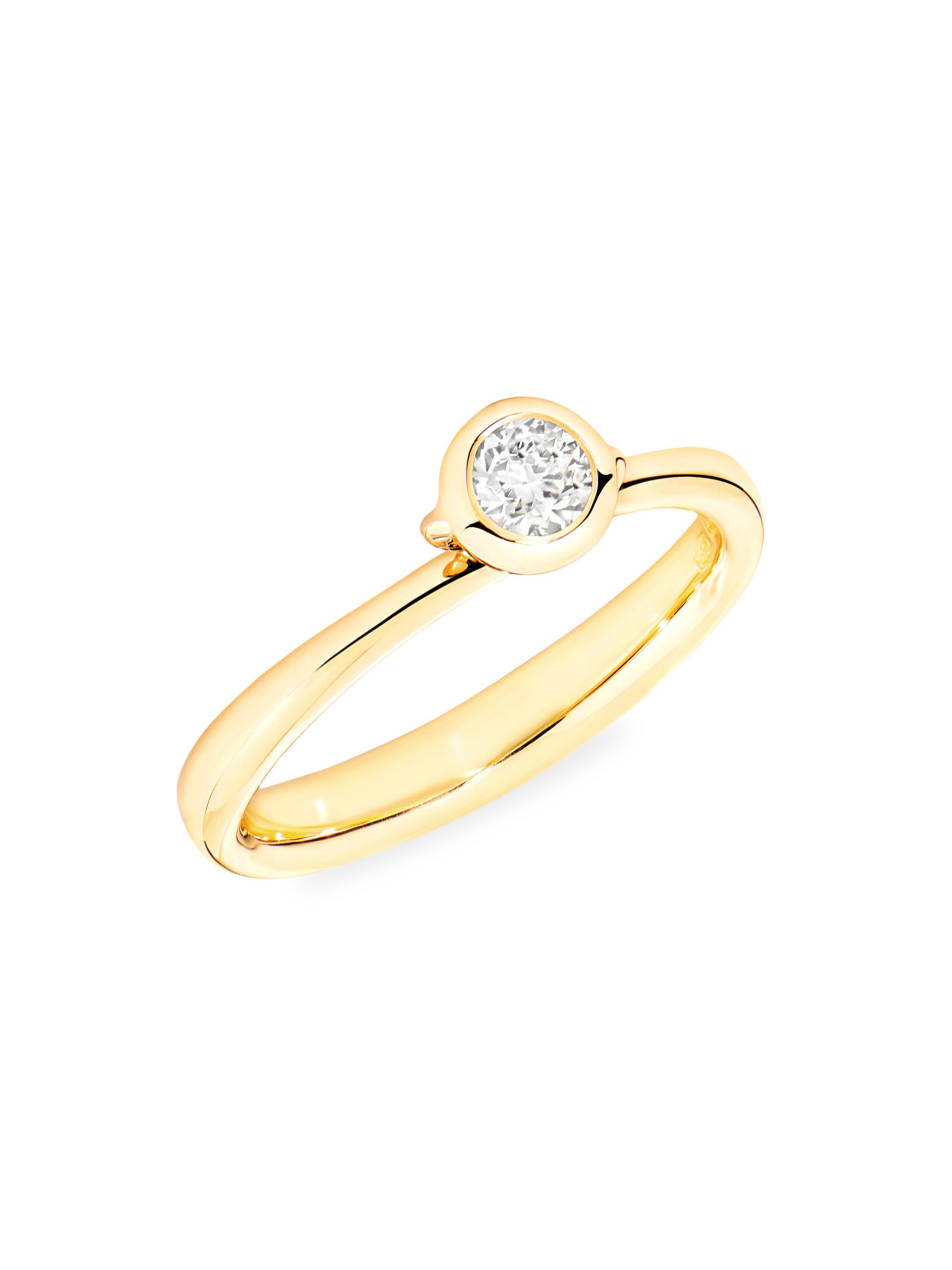 Tamara Comolli Women's Bouton 18K Yellow Gold & Diamond Ring - Yellow Gold