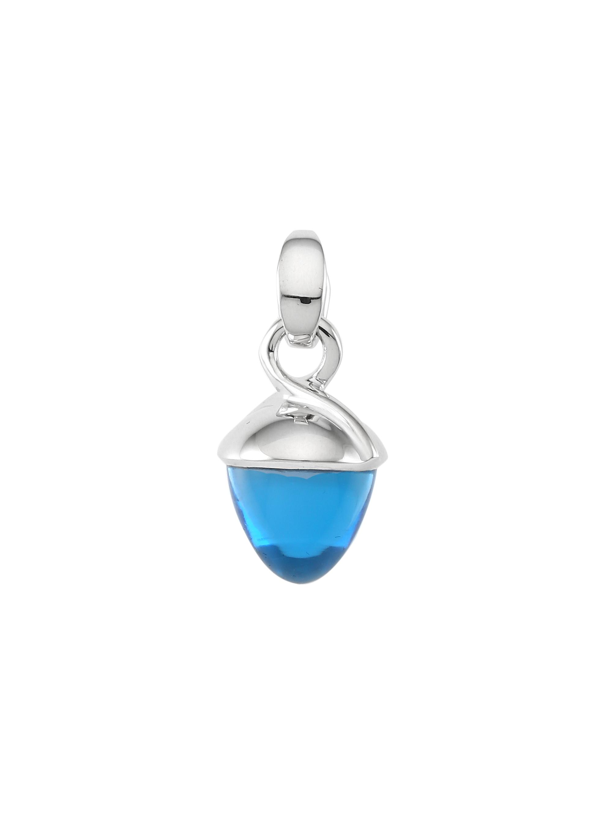 Tamara Comolli Women's Mikado Bouquet 18K White Gold & Swiss Blue Topaz Acorn Pendant - White Gold
