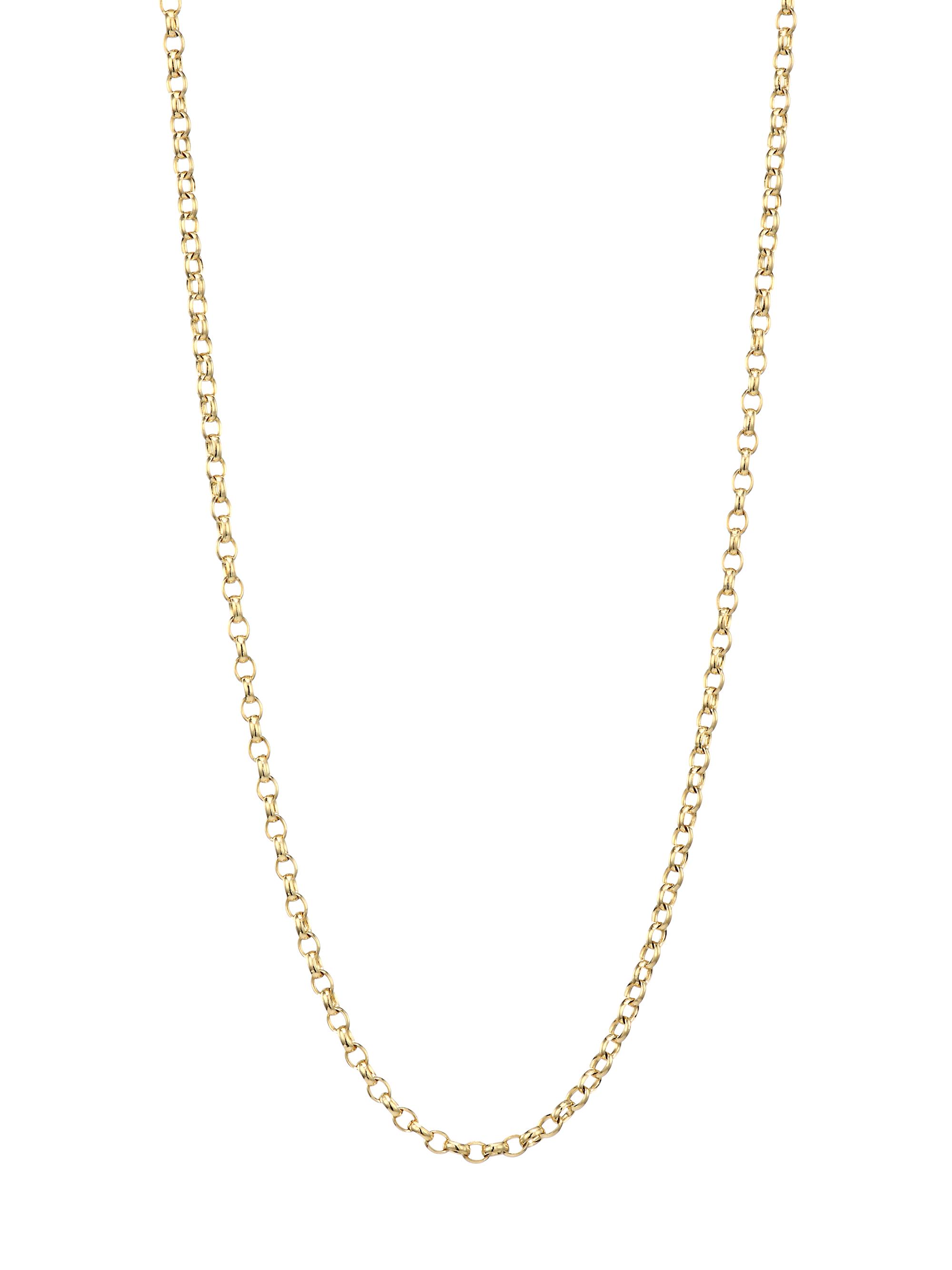 Tamara Comolli Women's 18K Yellow Gold Belcher-Link Long Chain Necklace/0.08" - Yellow Gold
