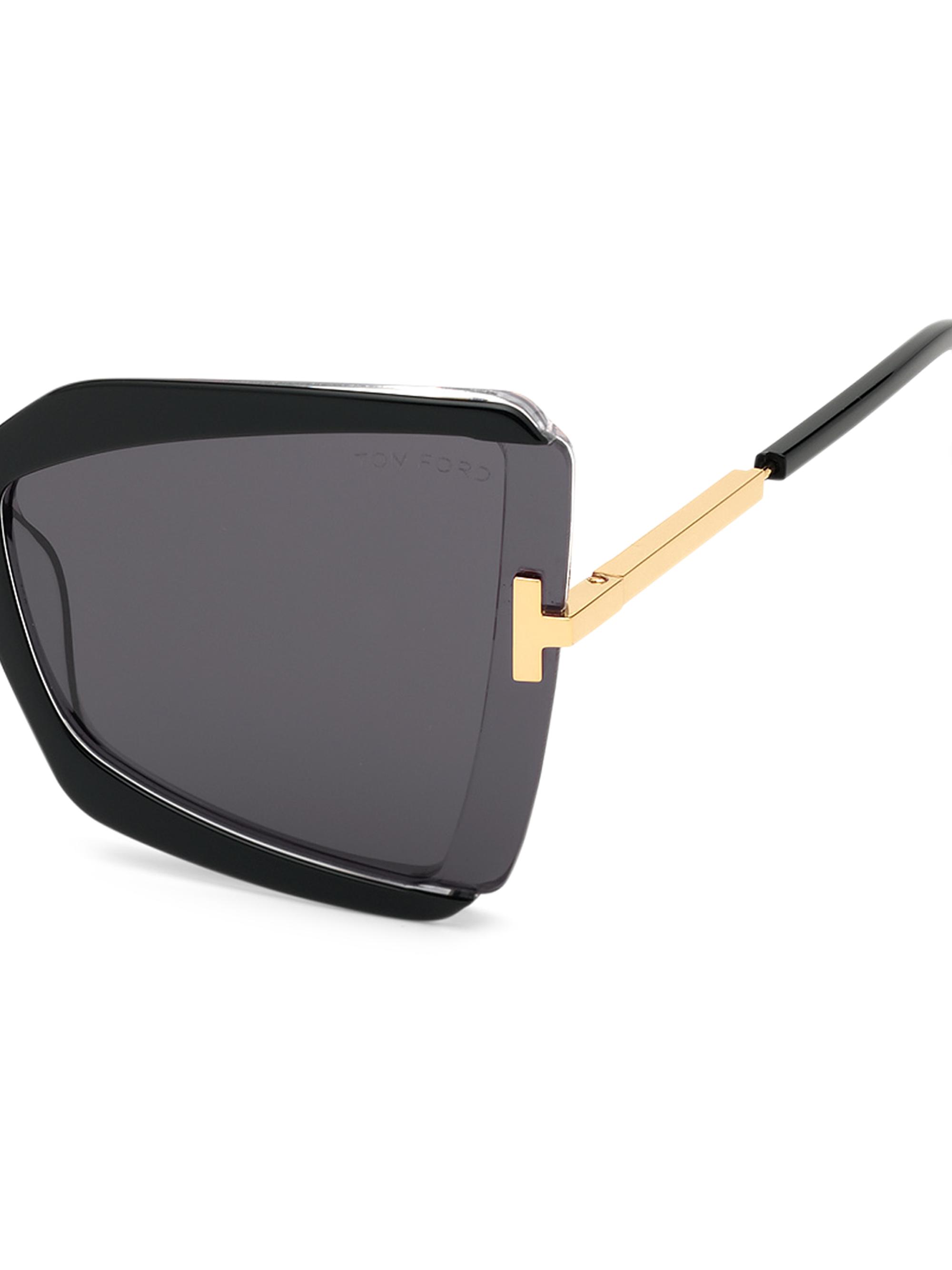 TOM FORD Gia 63MM Butterfly Sunglasses | Saks Fifth Avenue