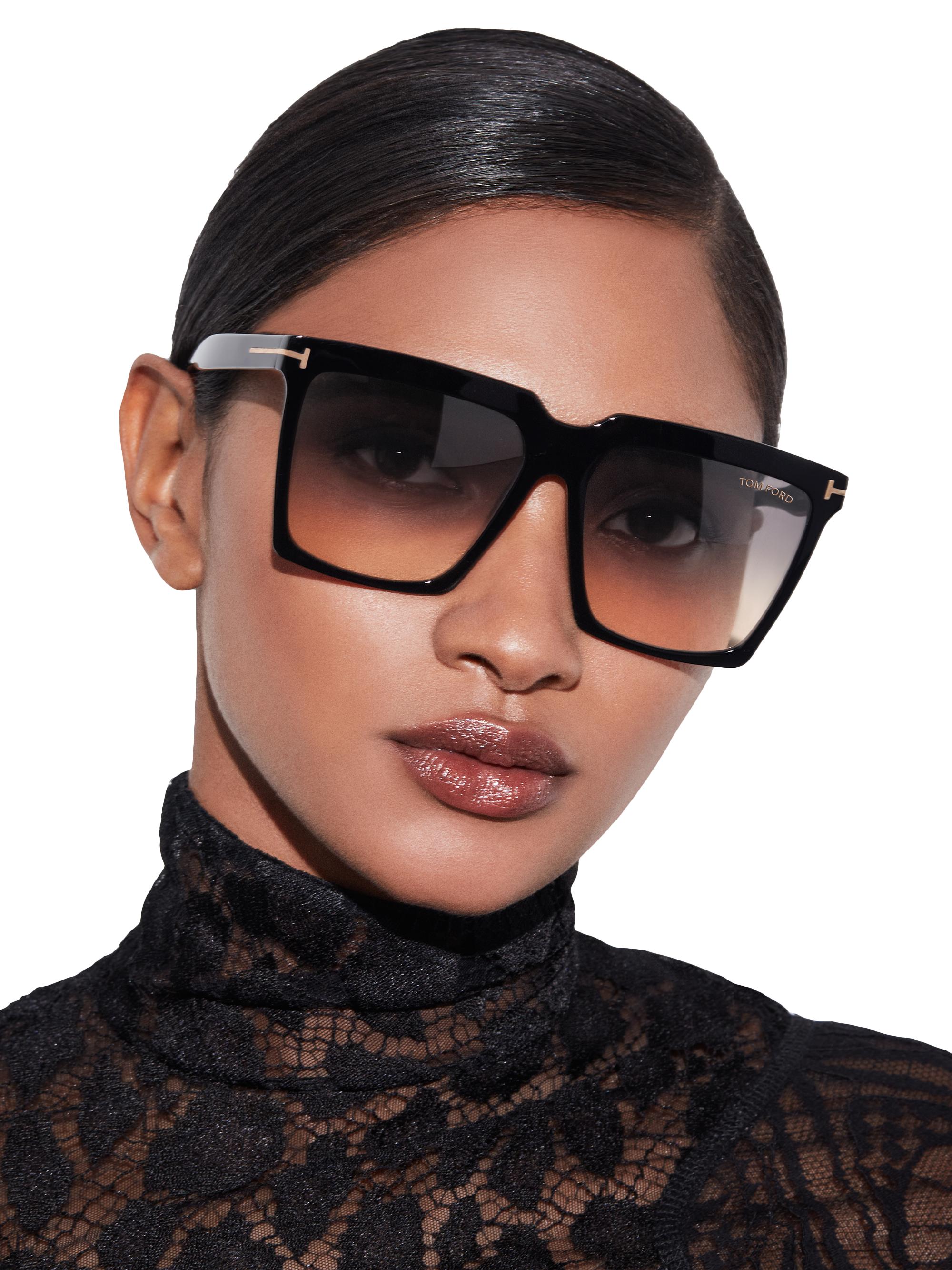 TOM FORD Sabrina 58MM Square Sunglasses | Saks Fifth Avenue