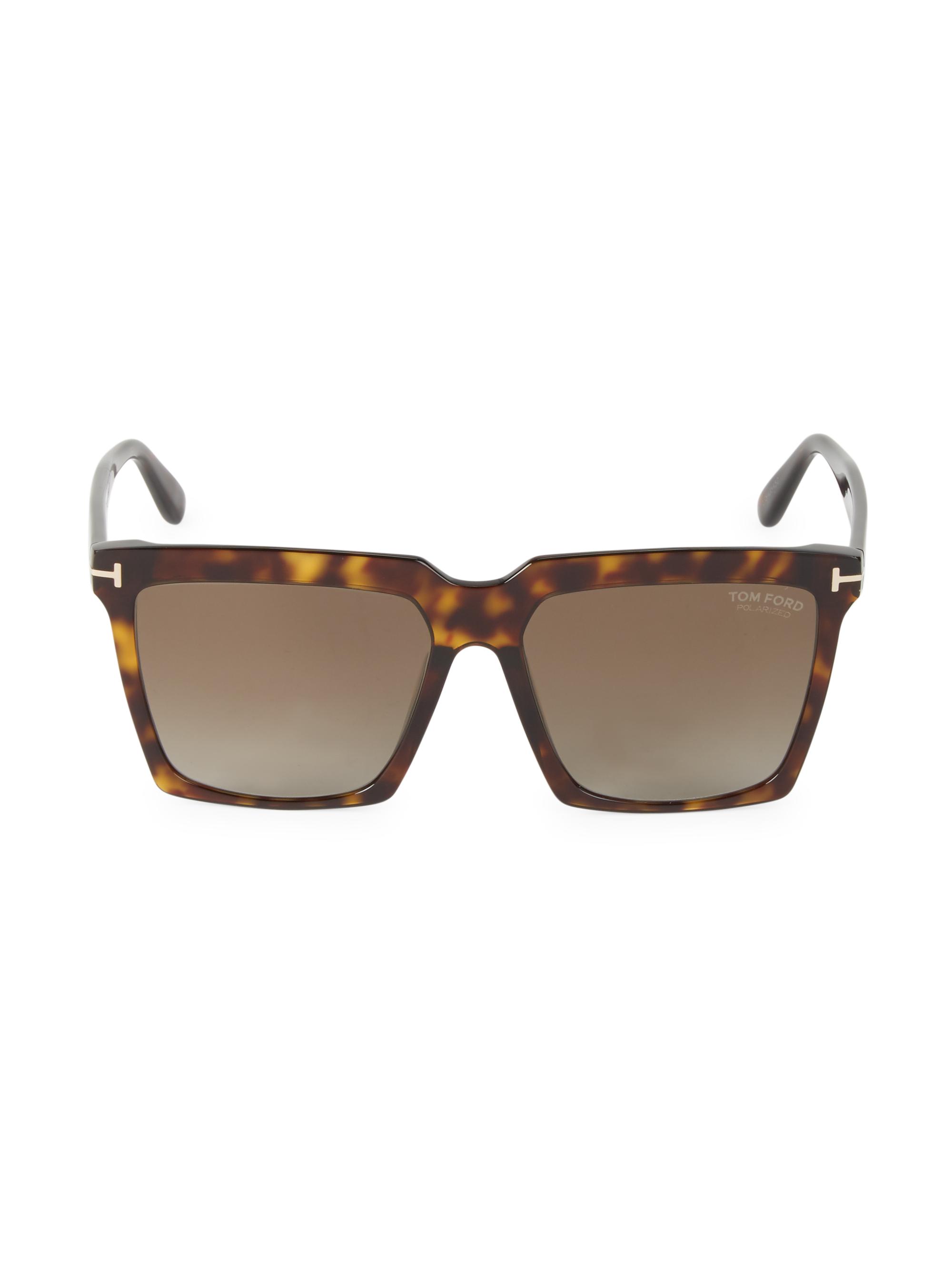 TOM FORD Sabrina 58MM Square Sunglasses | Saks Fifth Avenue