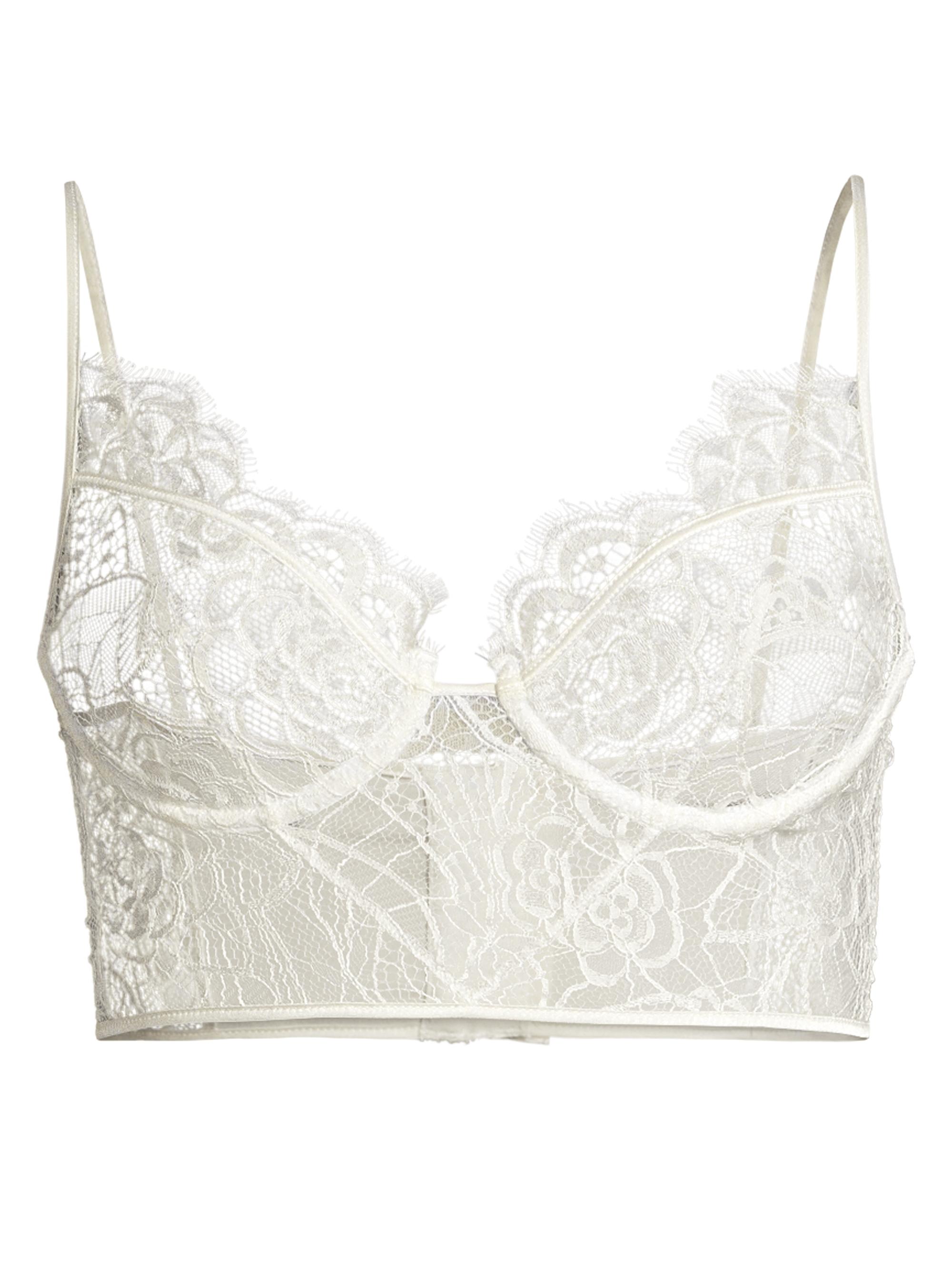 Kiki de Montparnasse Women's Coquette Lace Longline Bra -