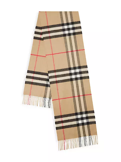 Women's The Classic Check Cashmere Scarf, BURBERRY