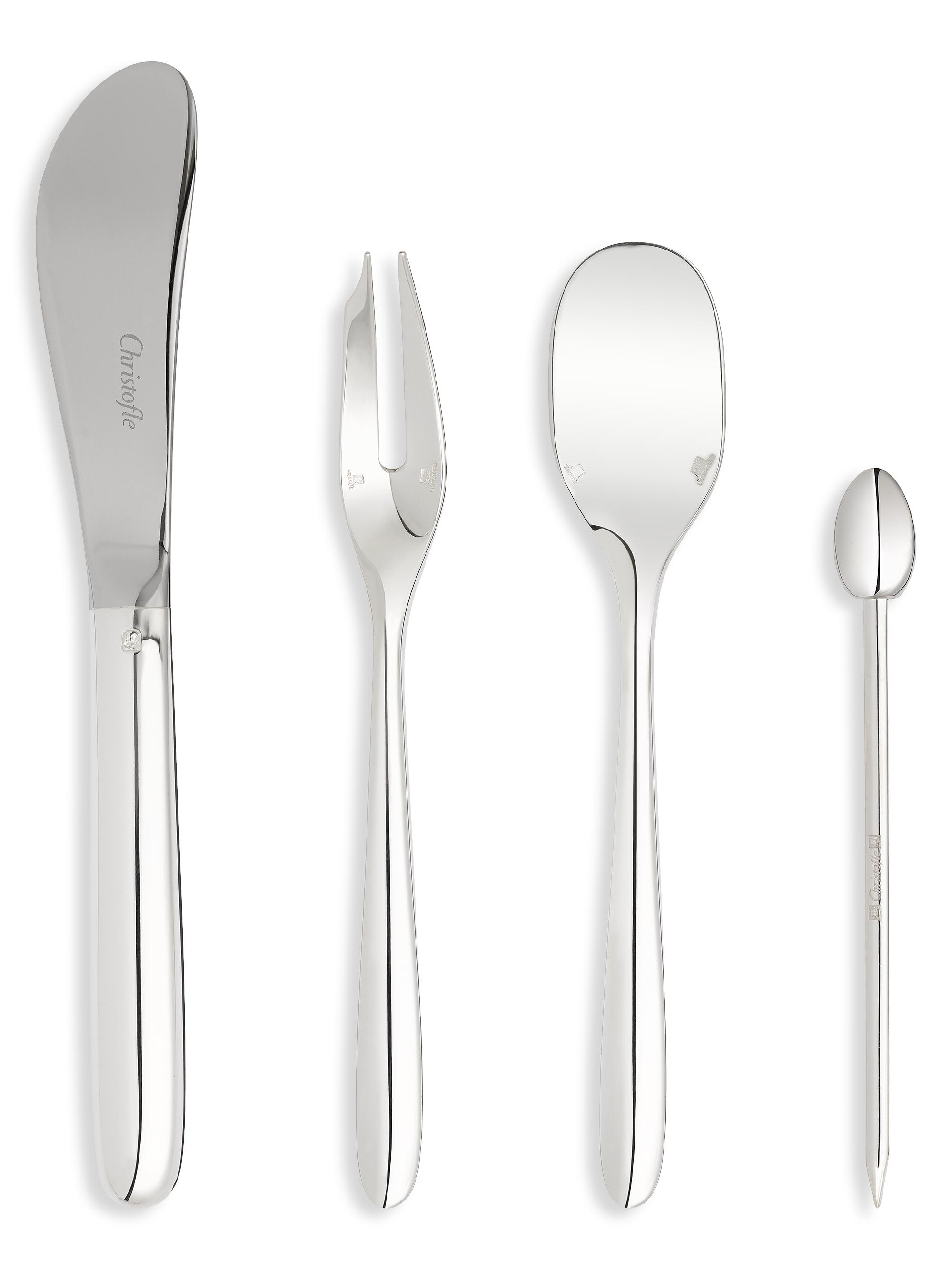 Christofle Mood Party 24-Piece Flatware Set | Saks Fifth Avenue