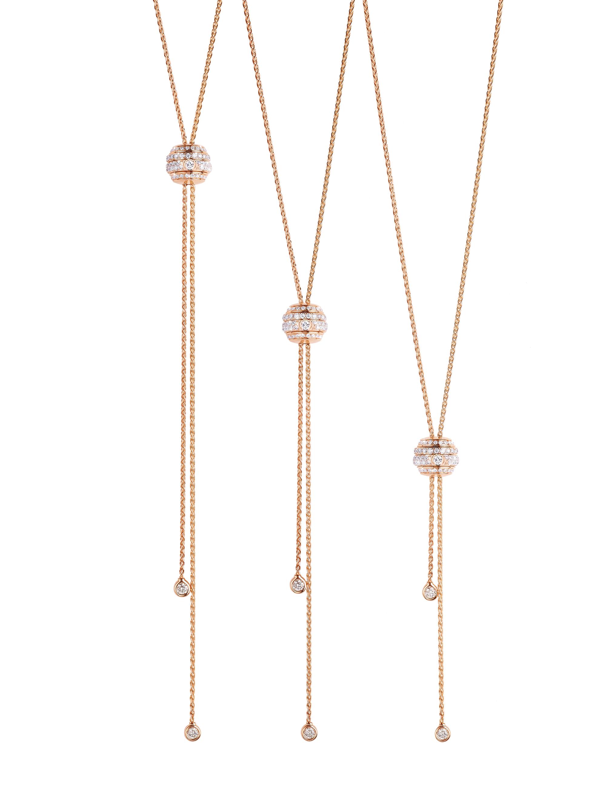 Piaget Women's Possession 18K Rose Gold & Diamond Lariat Pendant Necklace - Rose Gold