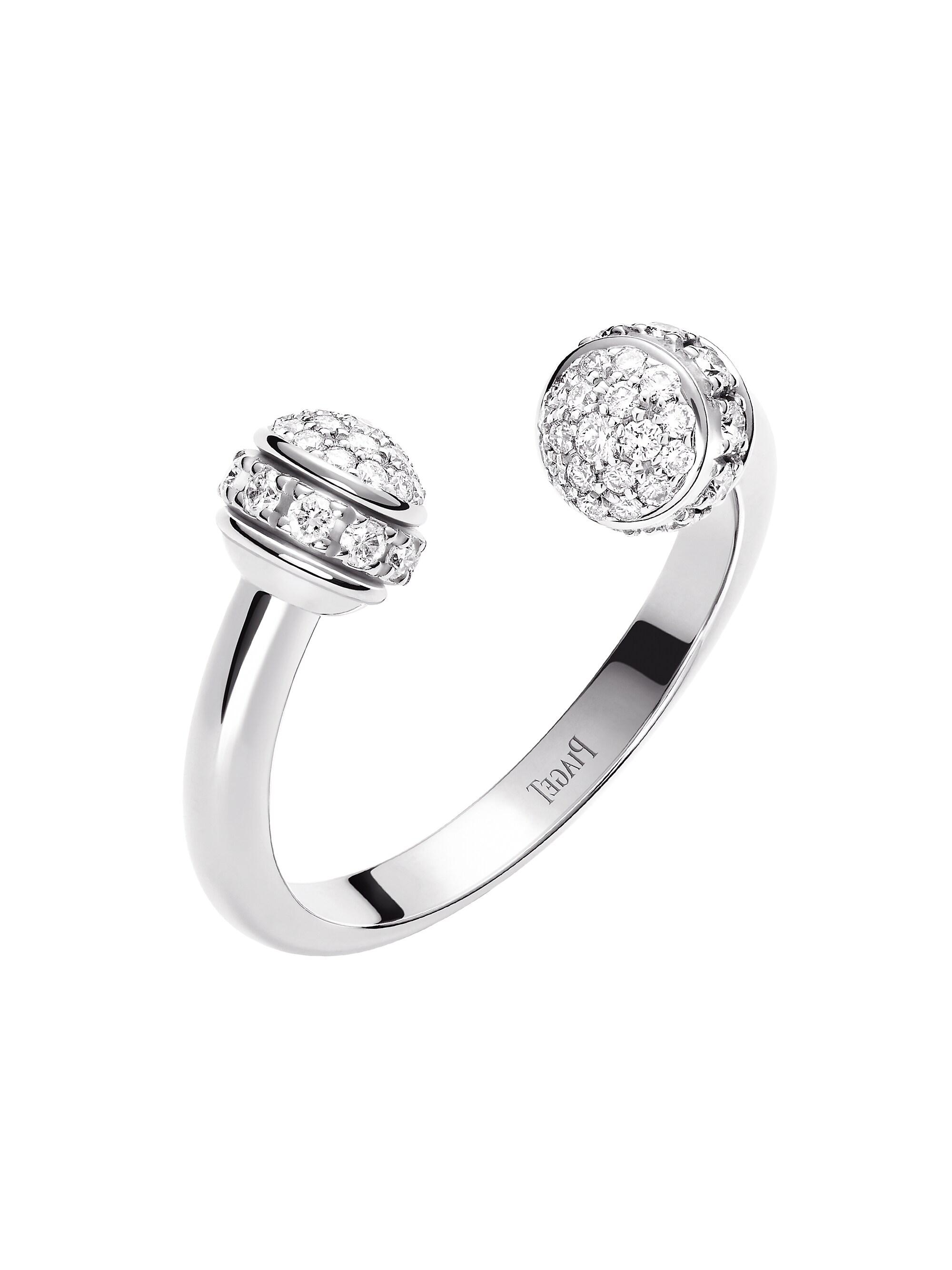 Piaget Women's Possession 18K White Gold & Diamond Open Ring - Diamond White Gold