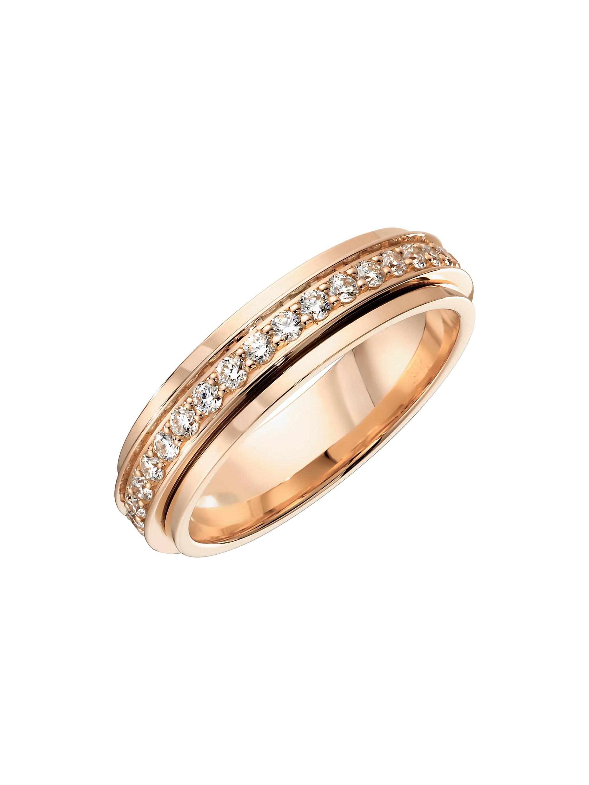 Piaget Women's Possession 18K Rose Gold Diamond Ring - Diamond Rose Gold