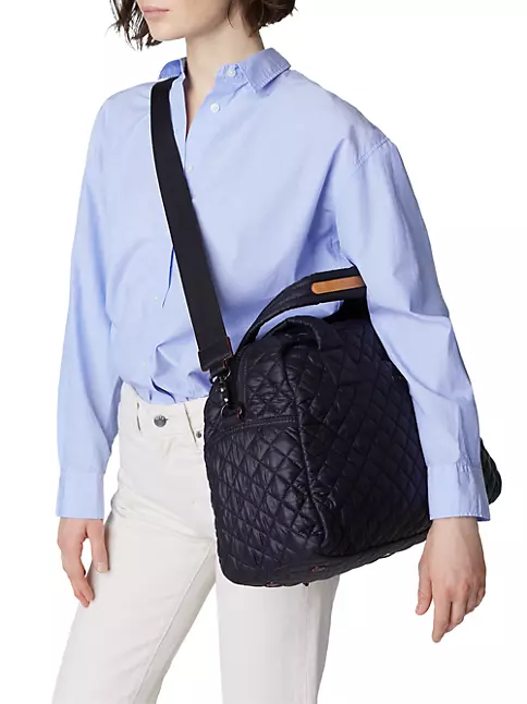 MZ Wallace Jimmy Quilted Shell Tote