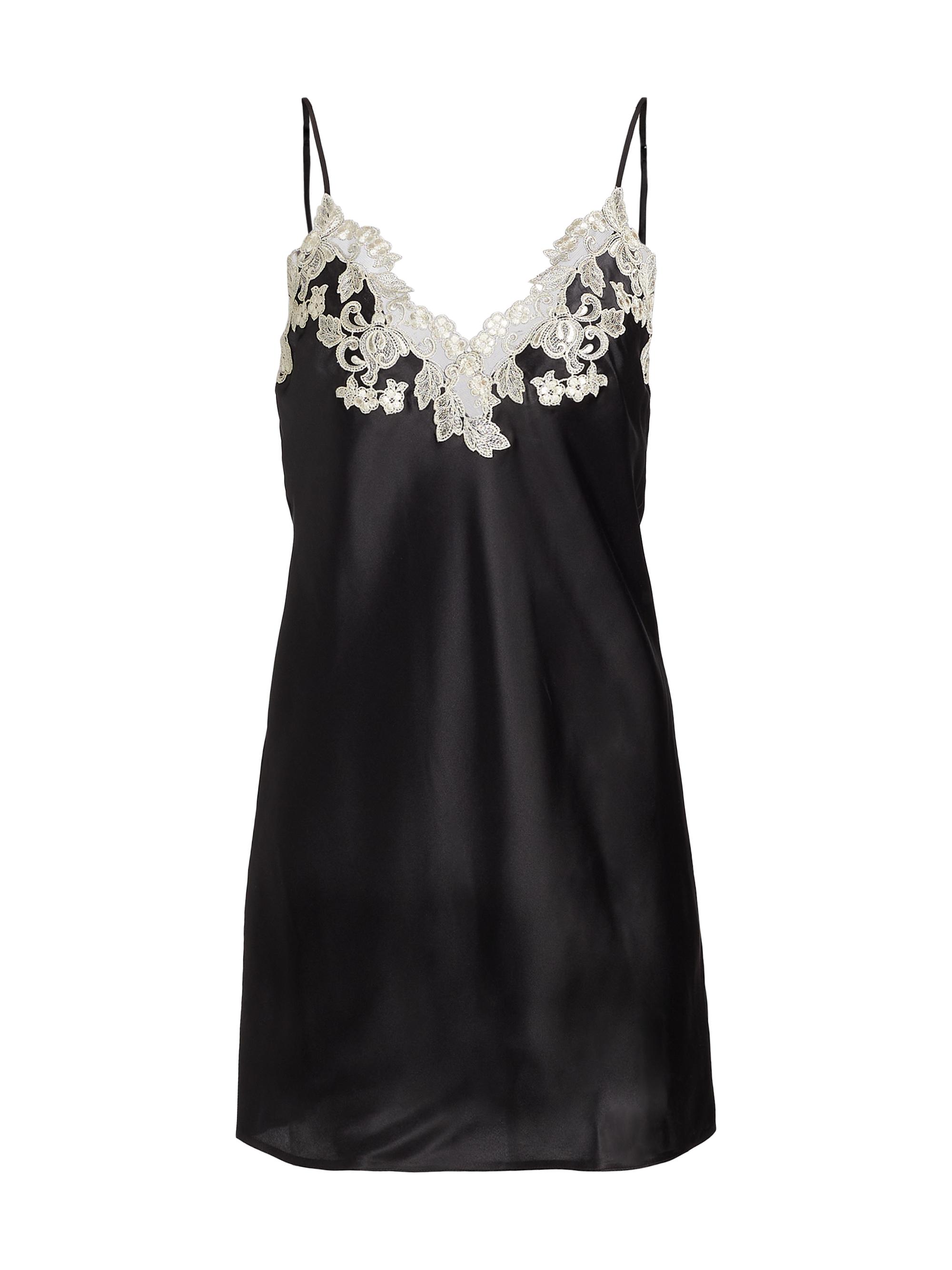 La Perla Maison Lace Satin Silk Sleep Dress Saks Fifth Avenue