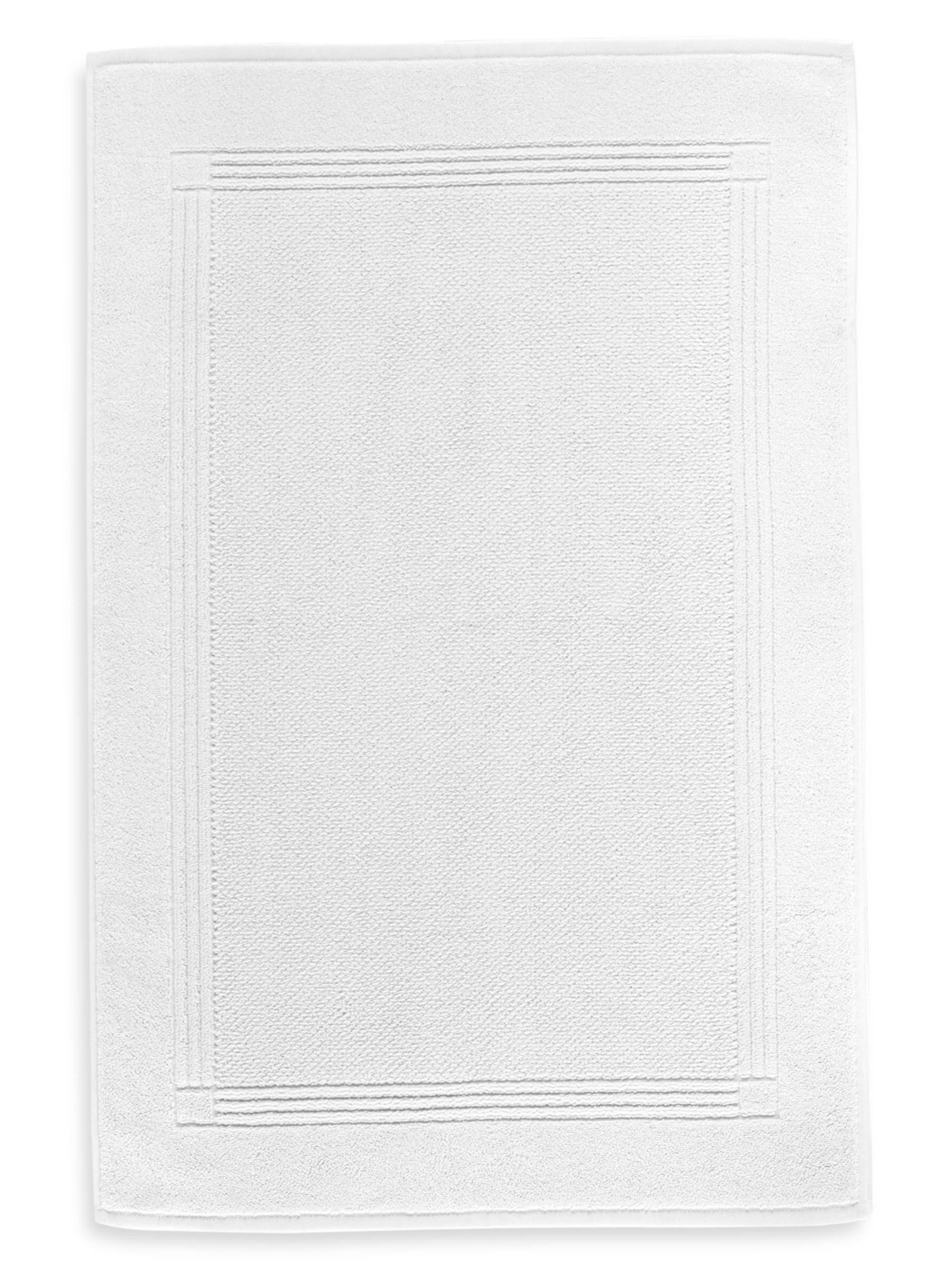 Peacock Alley Jubilee Bath Mat - White