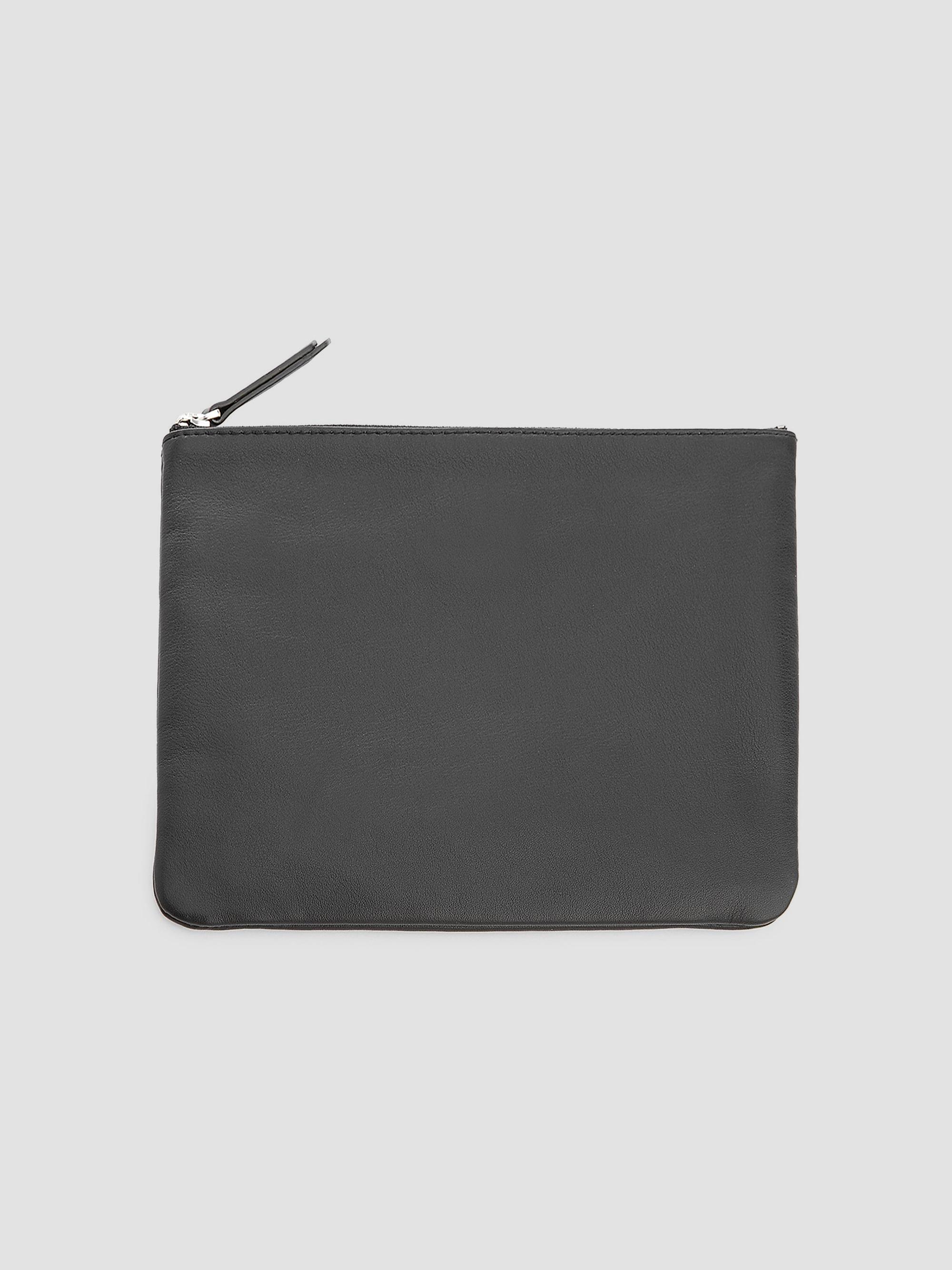 Royce New York Women's Leather Travel Pouch - Navy Blue | Thumbnail 8