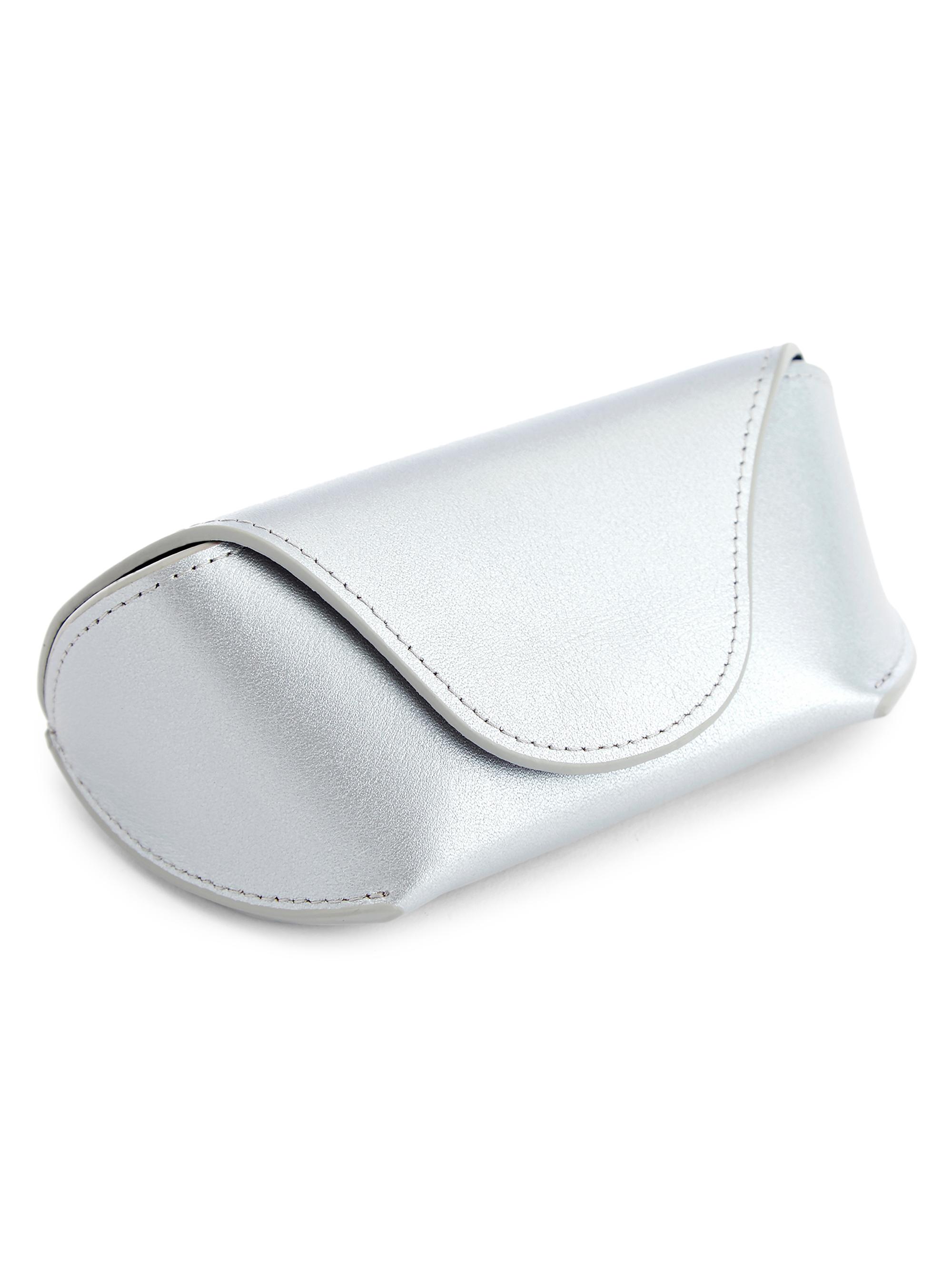Royce New York Women's Leather Sunglasses Carrying Case - Black | Thumbnail 3