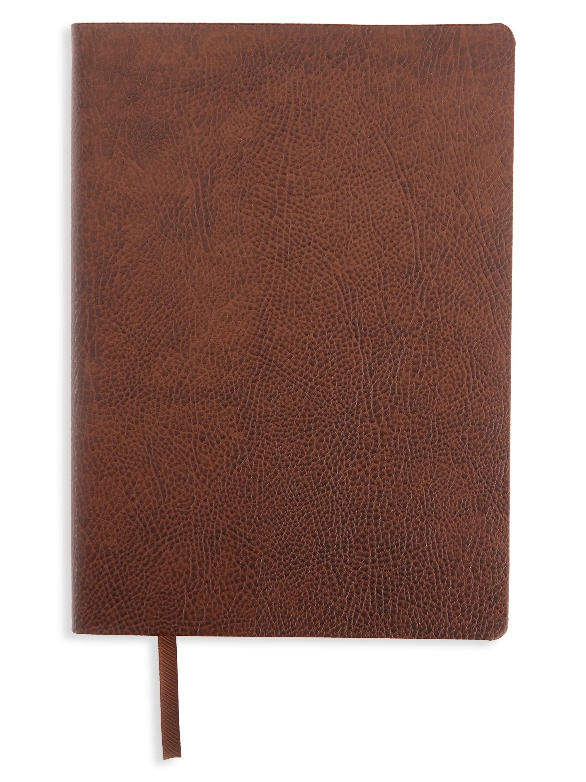 Royce New York Women's Contemporary Leather Journal - Brown