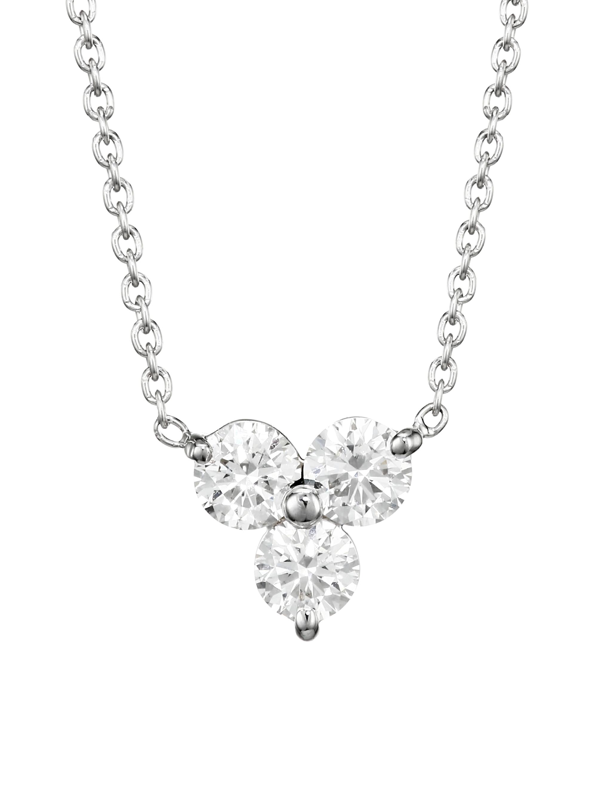 Roberto Coin Diamond Classic 18K White Gold Diamond Cluster