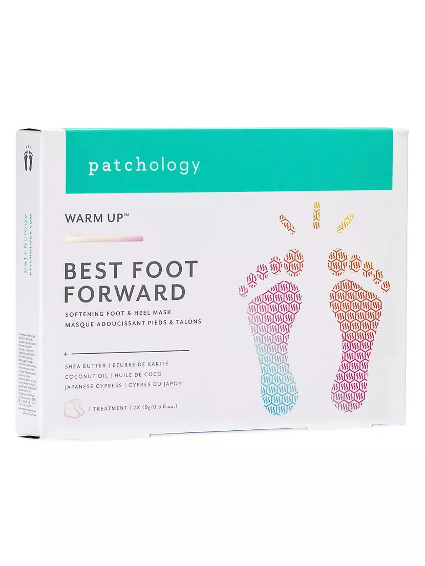 Patchology Warm Up Best Foot Forward Softening Foot & Heel Mask