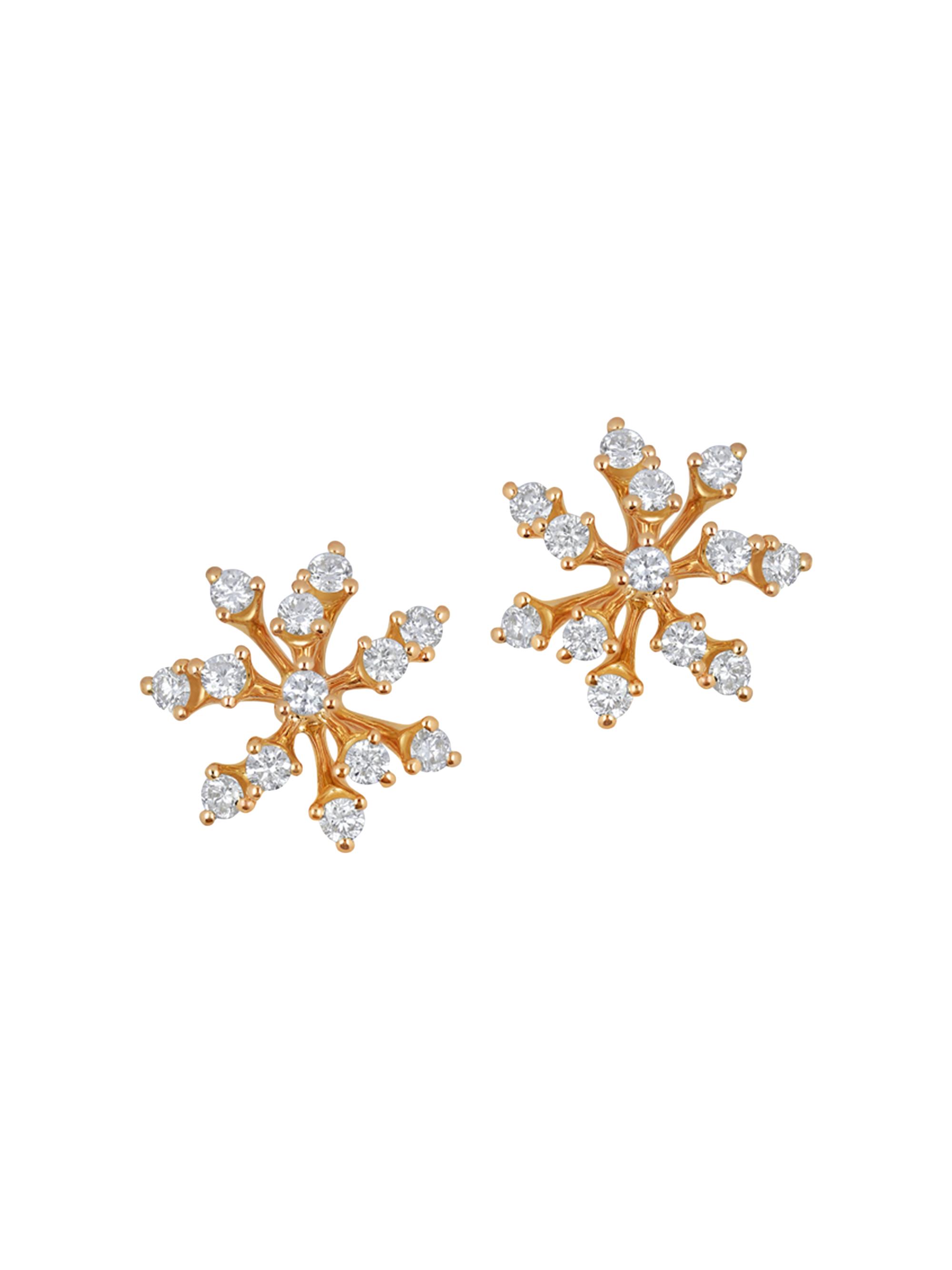 Hueb Women's Luminus 18K Rose Gold & Diamond Stud Earrings - Pink Gold