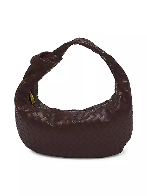 Bottega Veneta Jodie Intreccio Weave Leather Shoulder Bag
