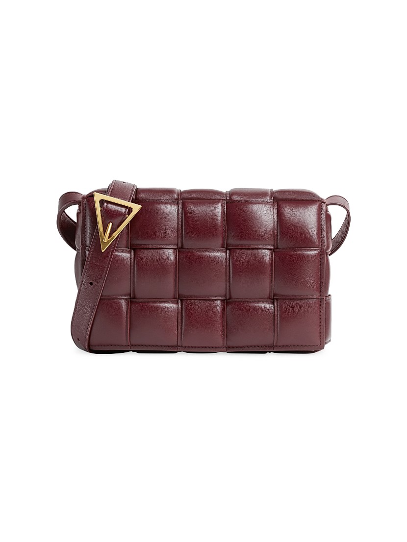 Shop Bottega Veneta The Cassette Padded Leather Crossbody Shop Bottega Veneta The Cassette Padded Leather Crossbody