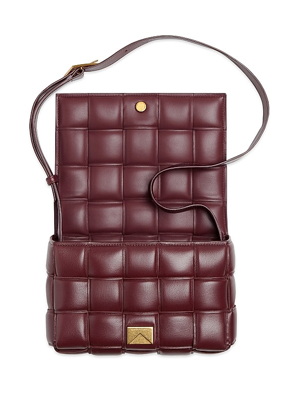 Shop Bottega Veneta The Cassette Padded Leather Crossbody Shop Bottega Veneta The Cassette Padded Leather Crossbody