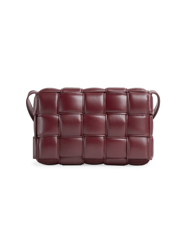 Shop Bottega Veneta The Cassette Padded Leather Crossbody Shop Bottega Veneta The Cassette Padded Leather Crossbody